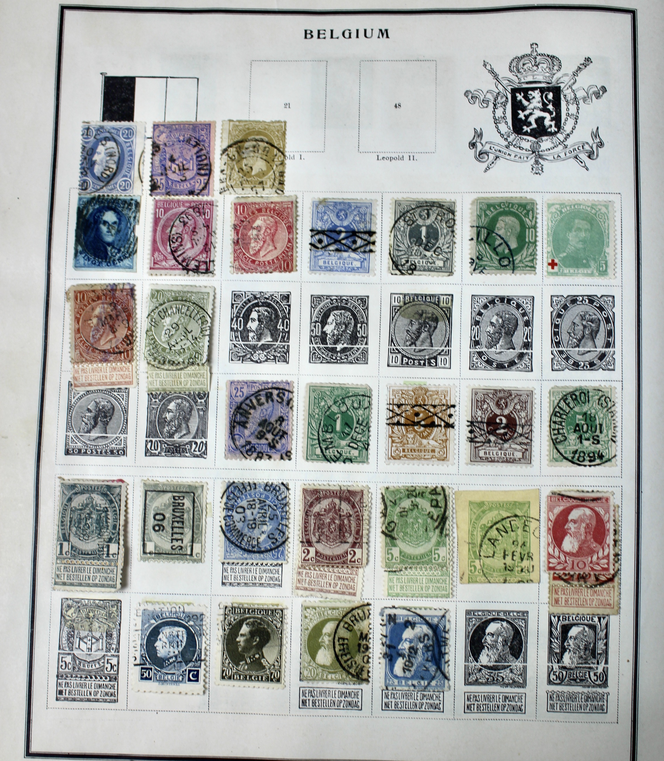 "Modern Postage Stamp Album" Collection