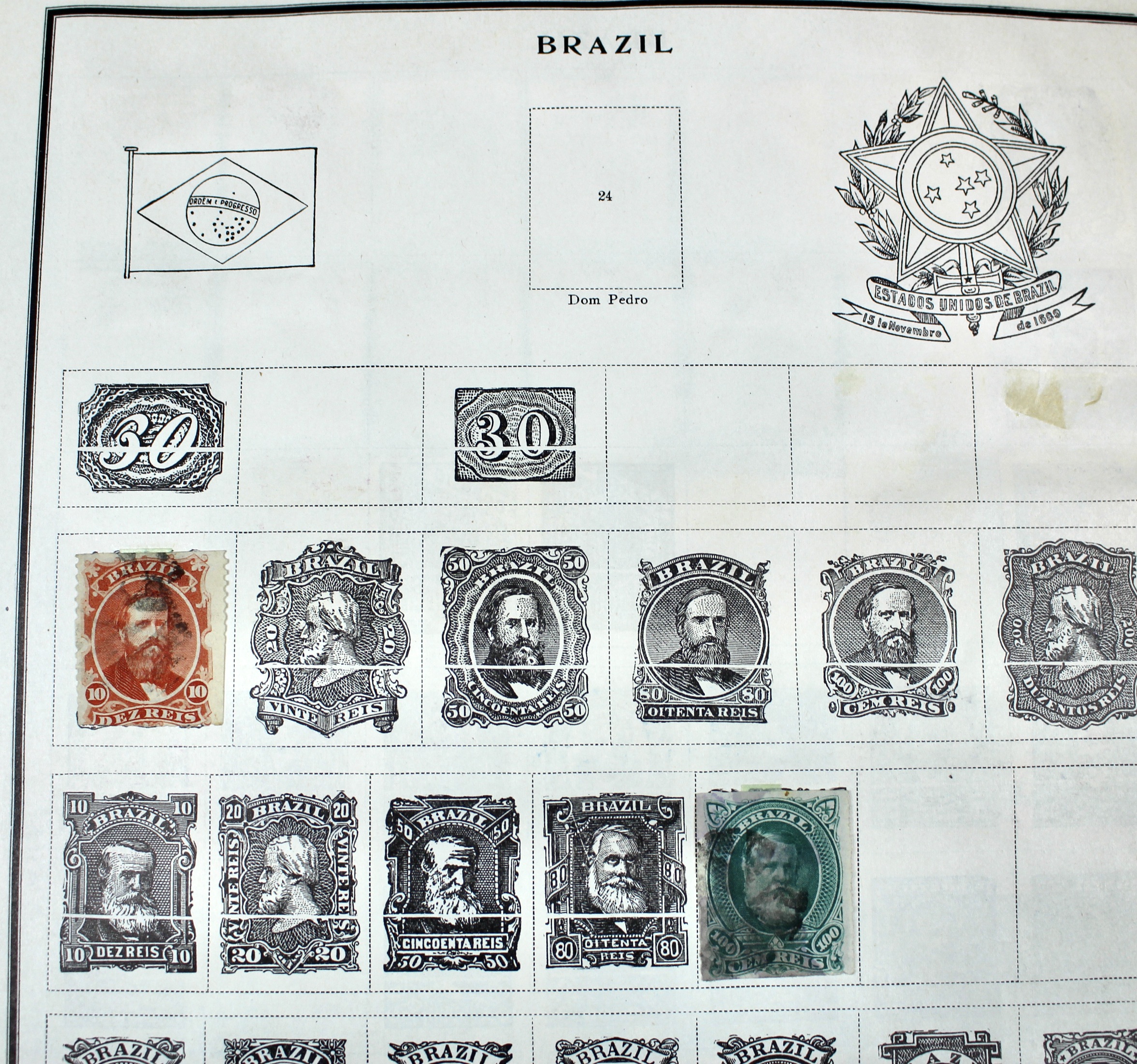 "Modern Postage Stamp Album" Collection