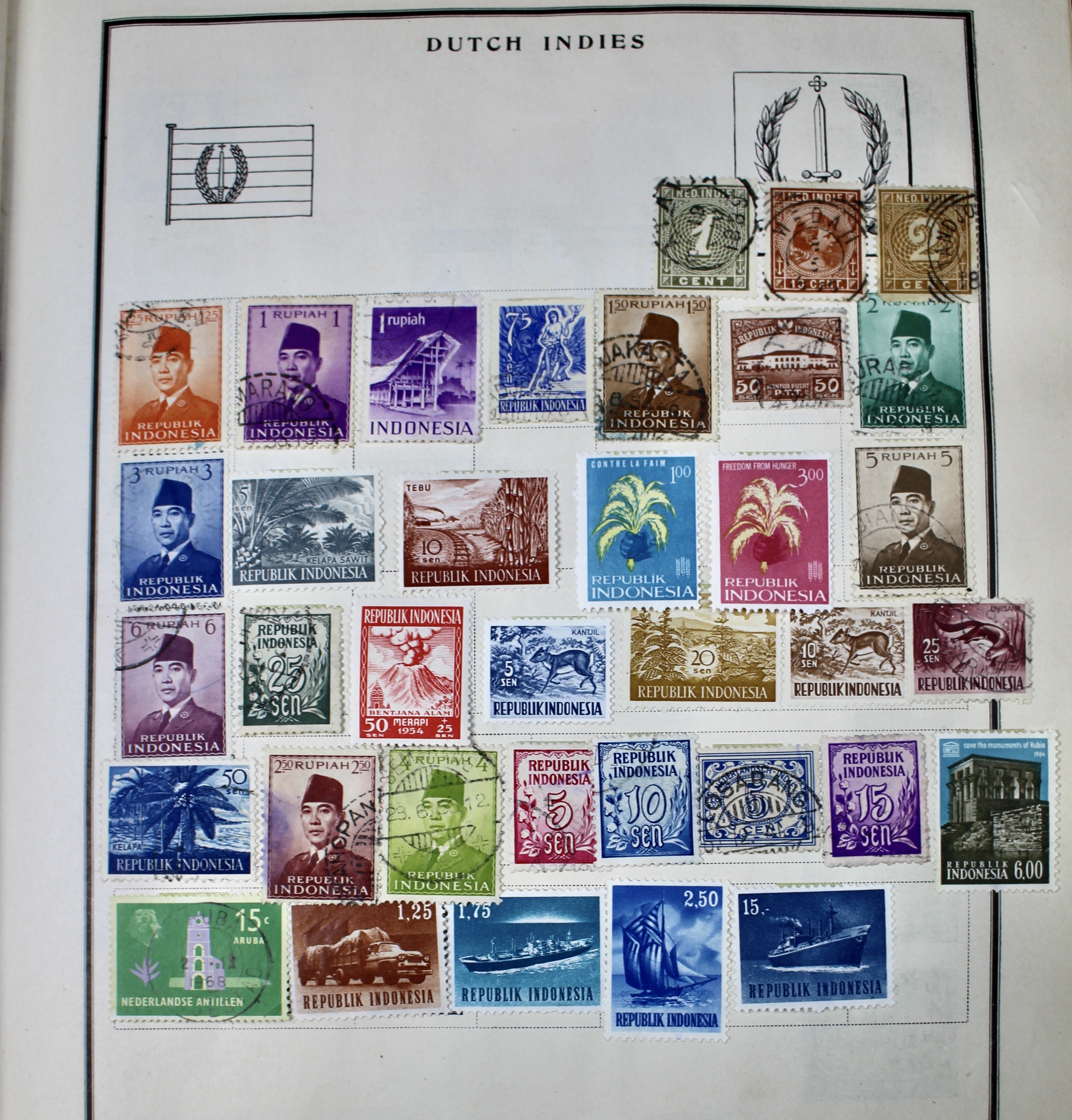 "Modern Postage Stamp Album" Collection