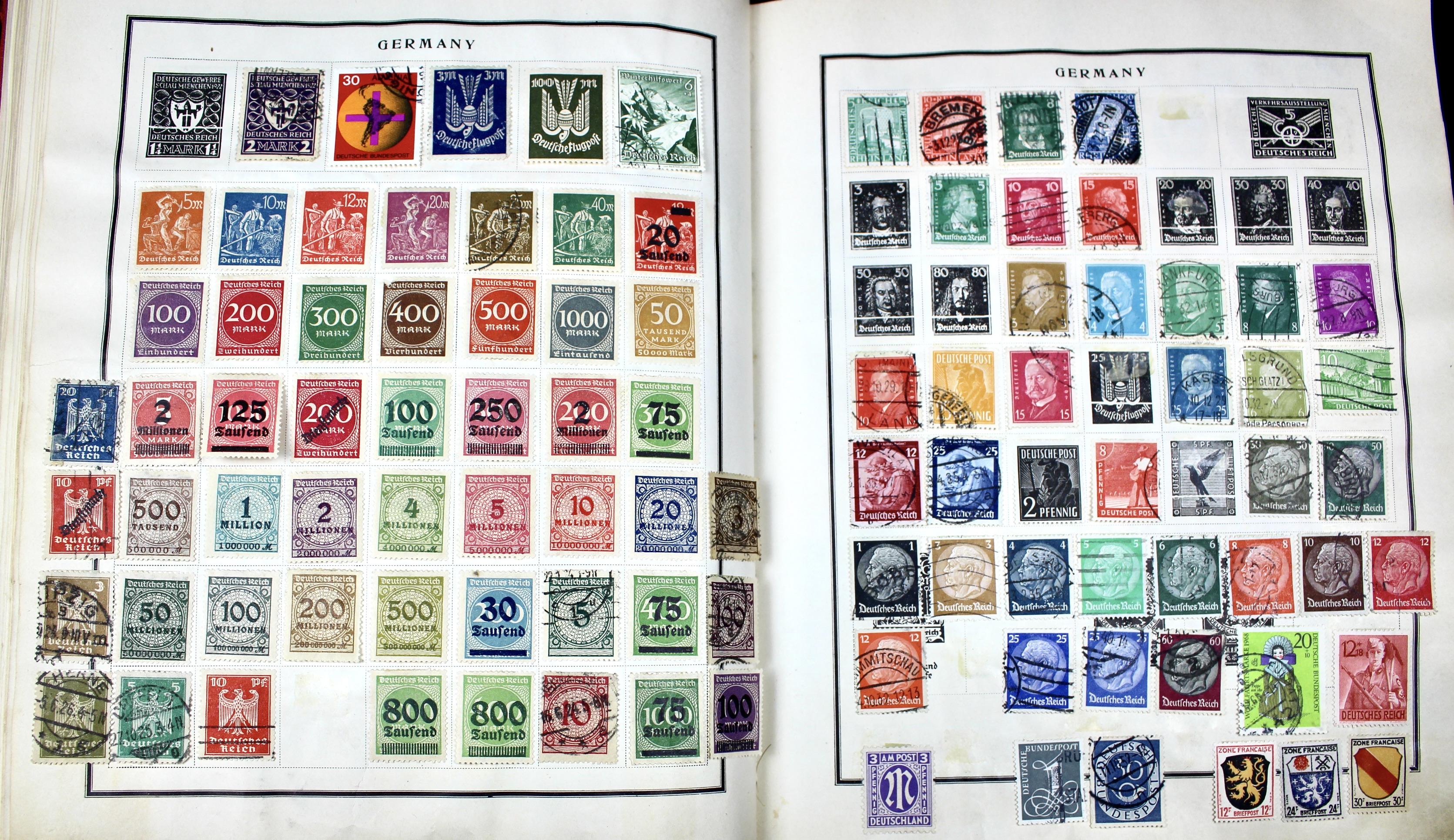 "Modern Postage Stamp Album" Collection