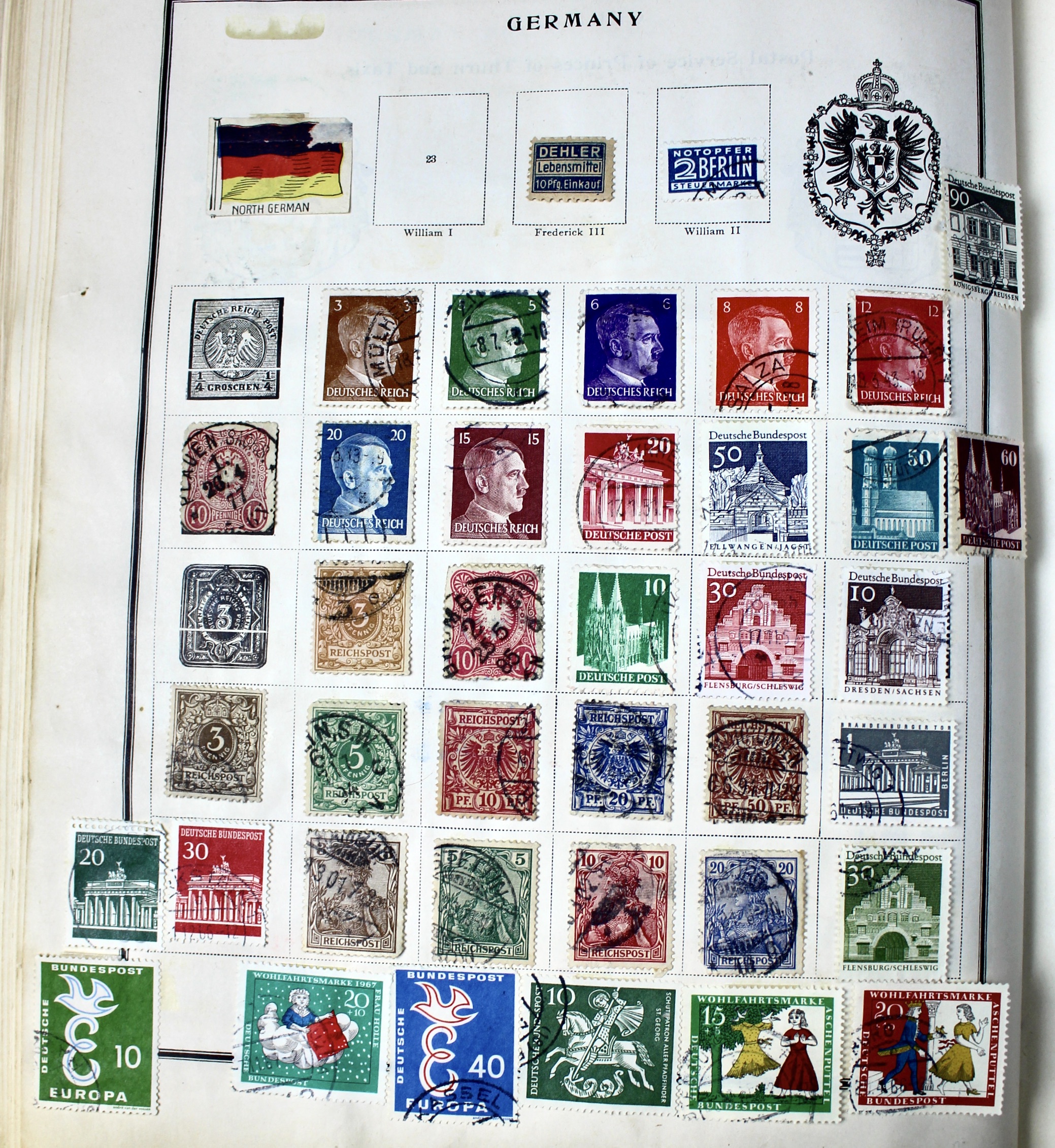 "Modern Postage Stamp Album" Collection