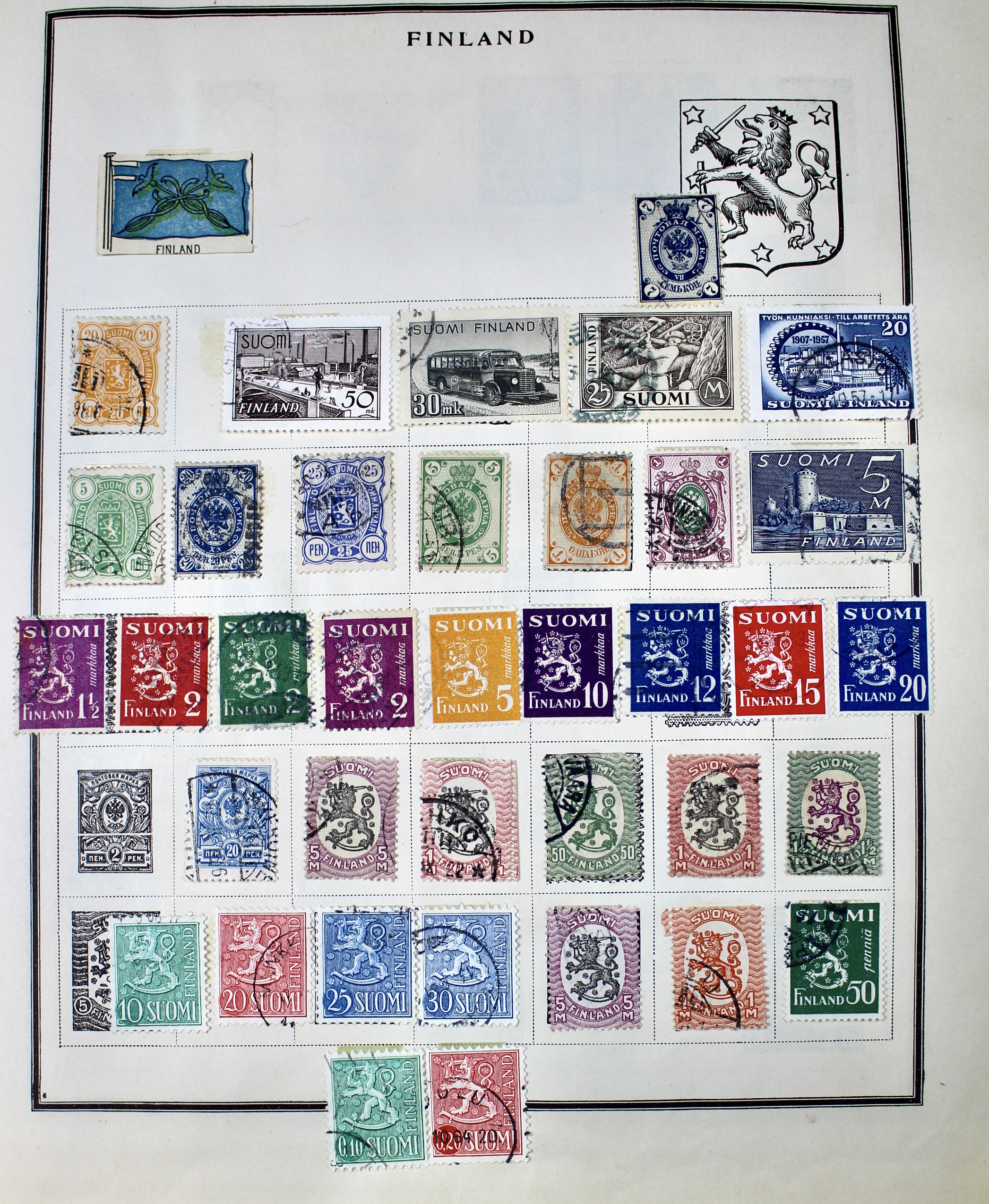 "Modern Postage Stamp Album" Collection
