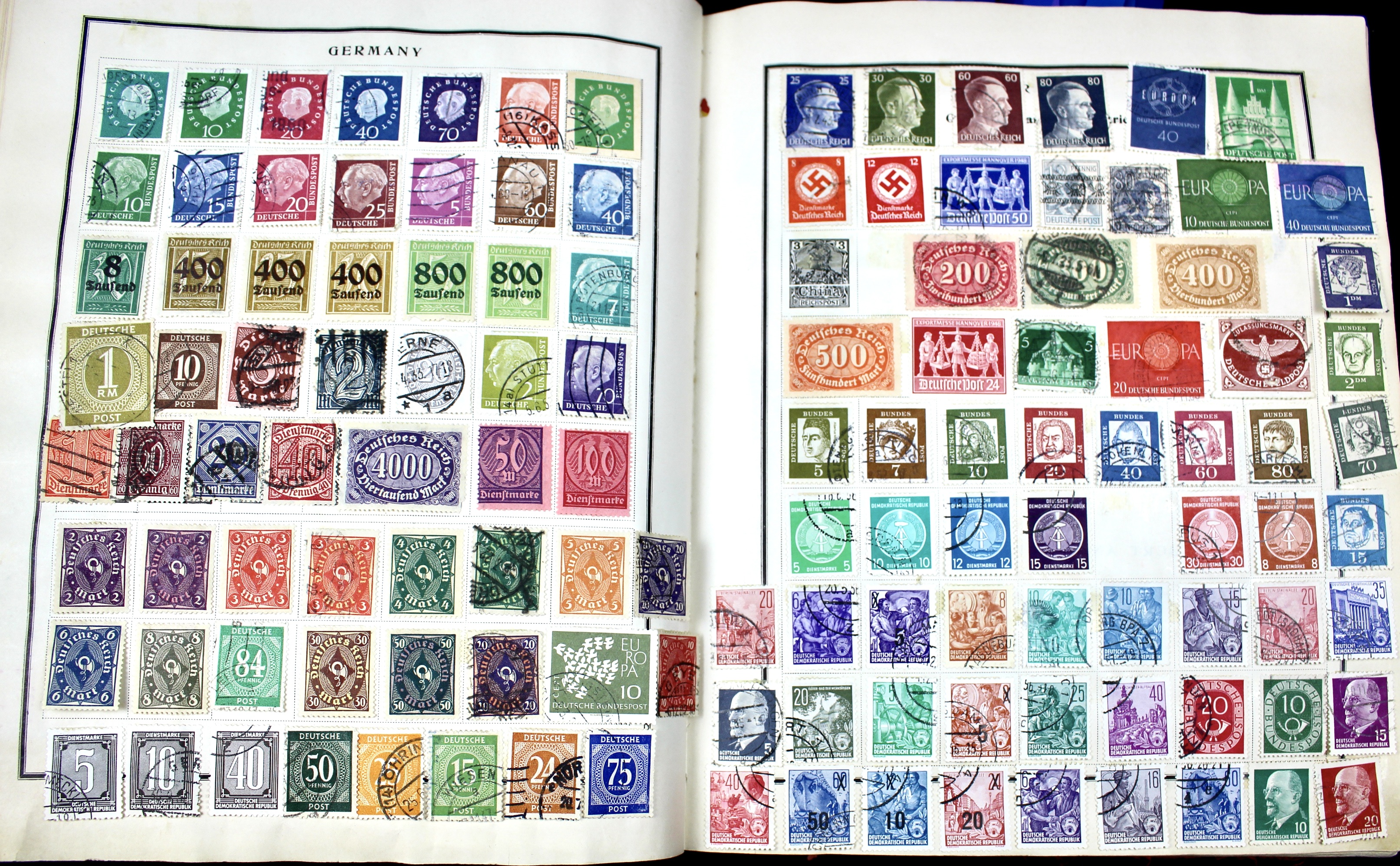 "Modern Postage Stamp Album" Collection
