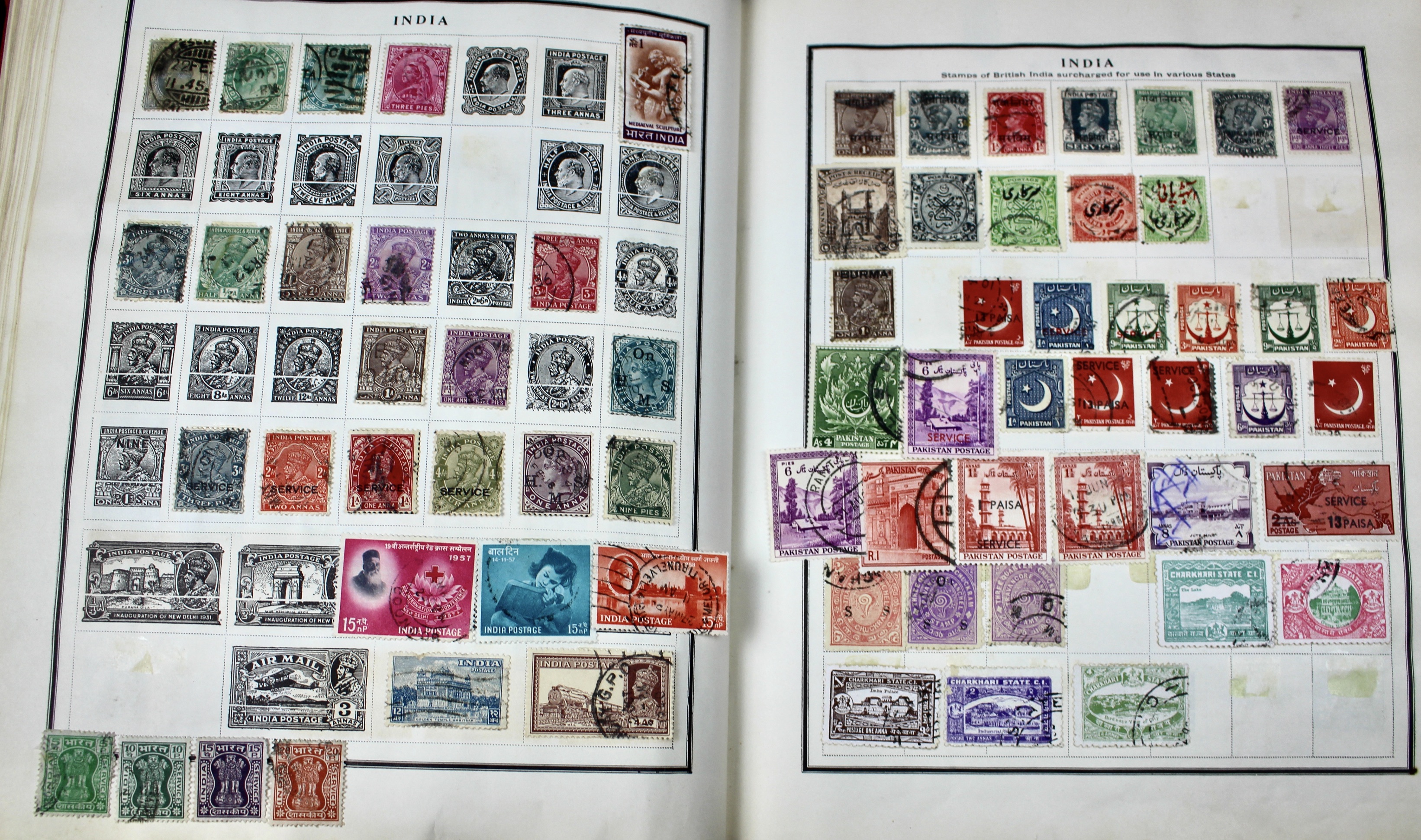 "Modern Postage Stamp Album" Collection