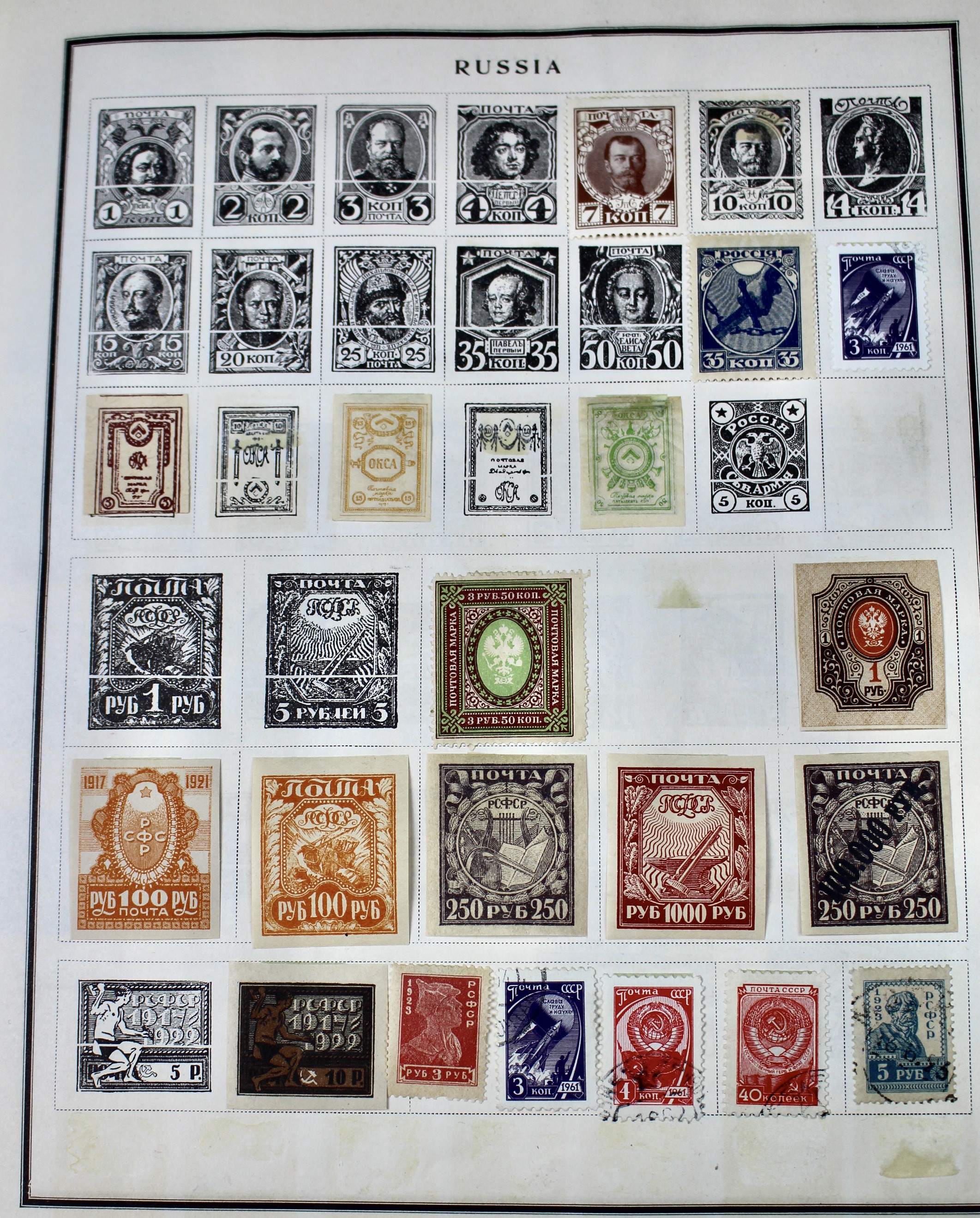 "Modern Postage Stamp Album" Collection