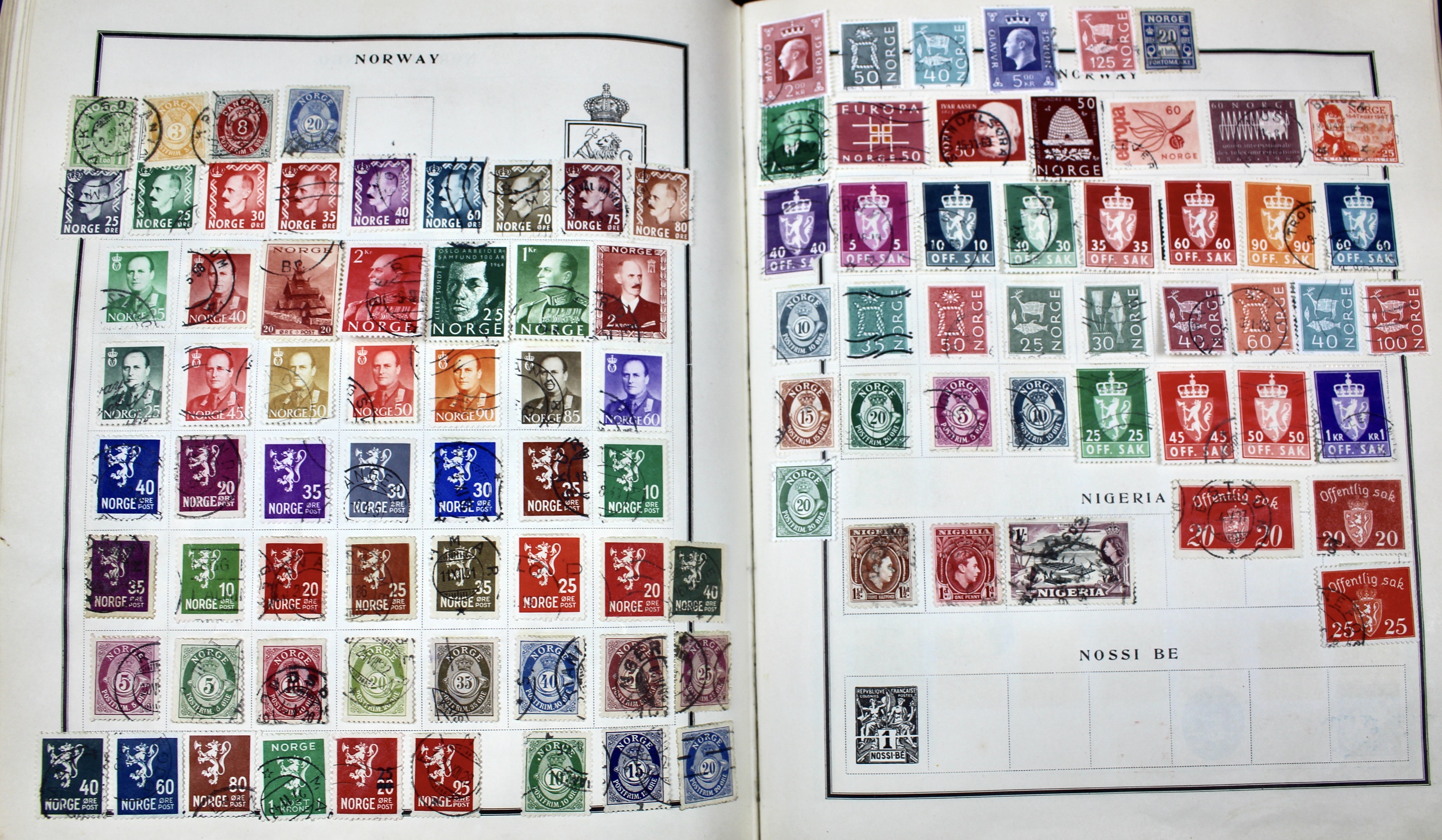 "Modern Postage Stamp Album" Collection