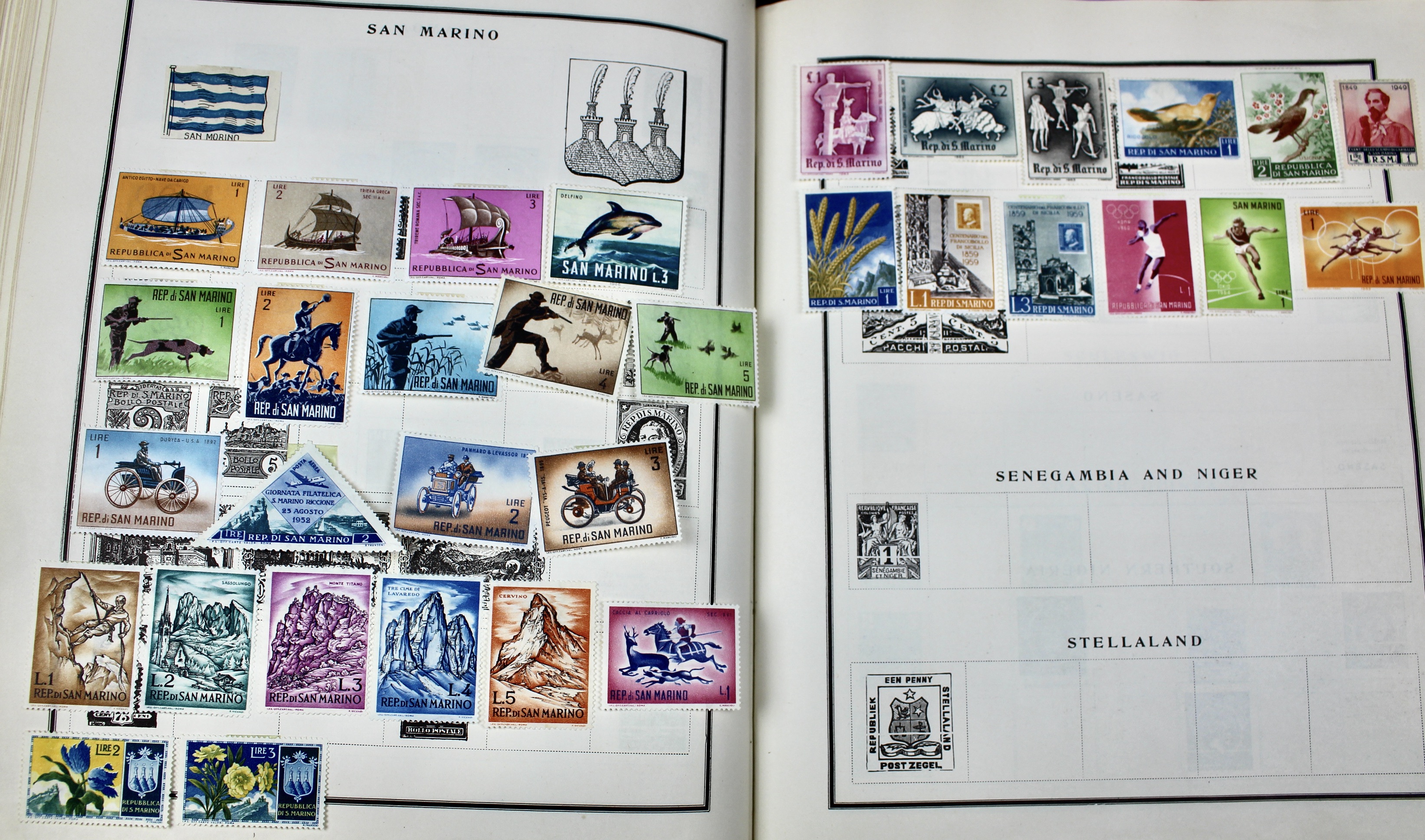 "Modern Postage Stamp Album" Collection