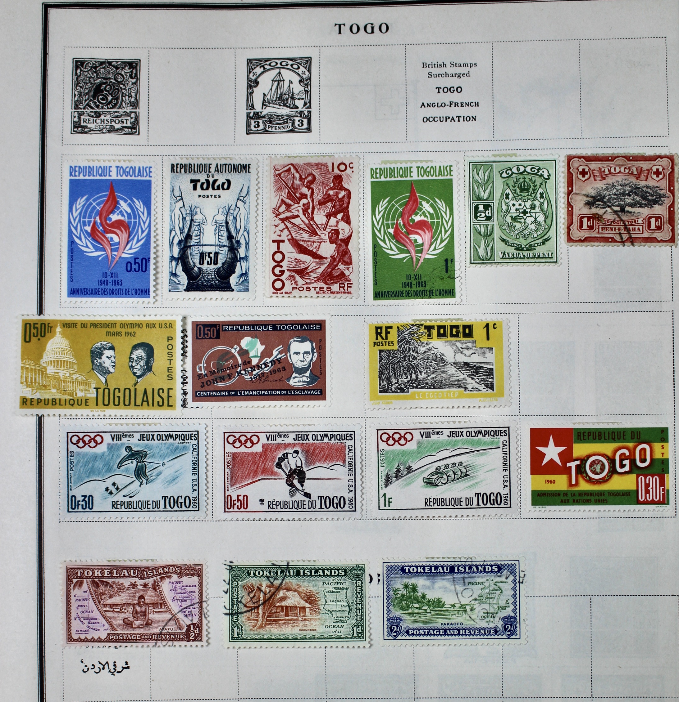 "Modern Postage Stamp Album" Collection