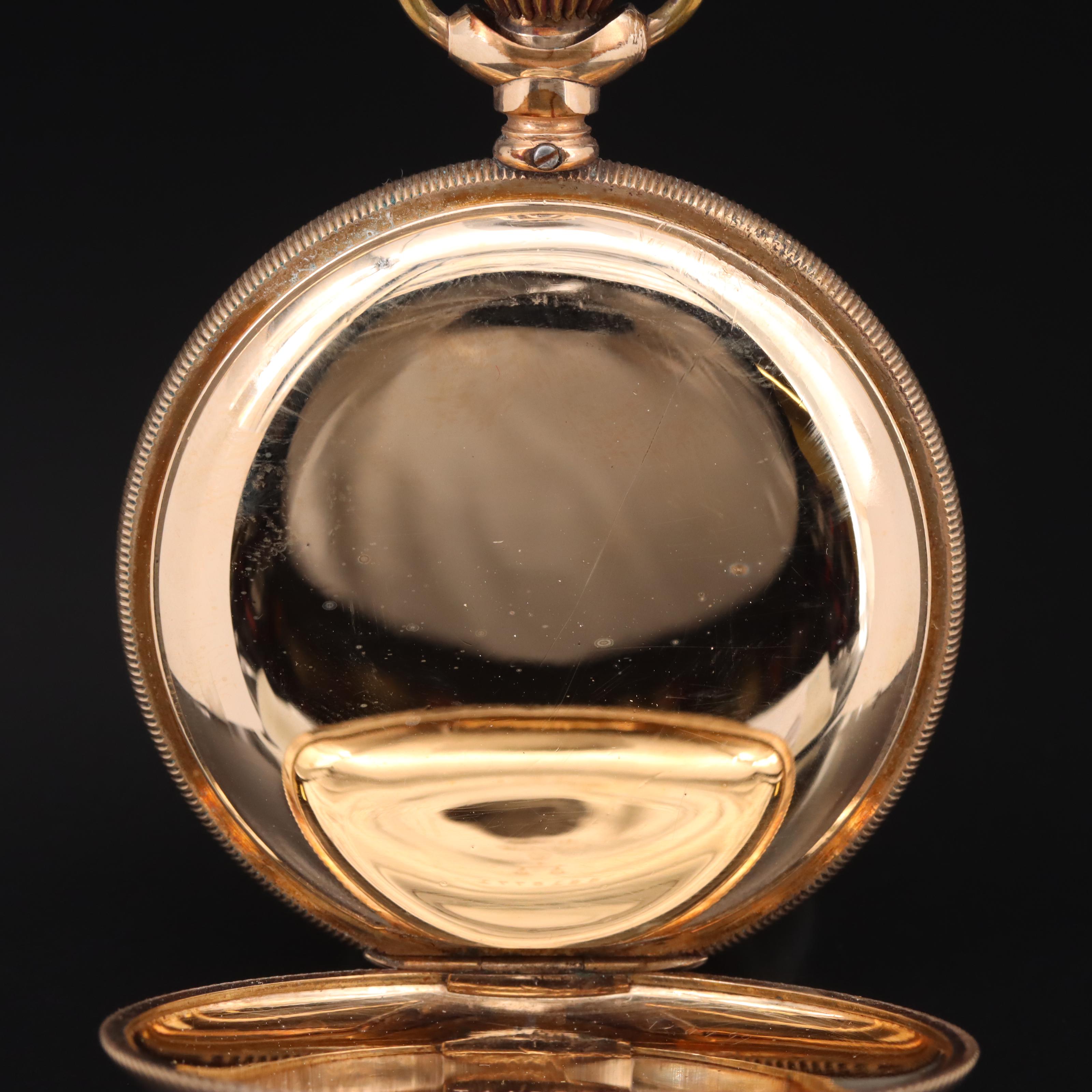 1890 Elgin Hunter Gold-Filled Pocket Watch