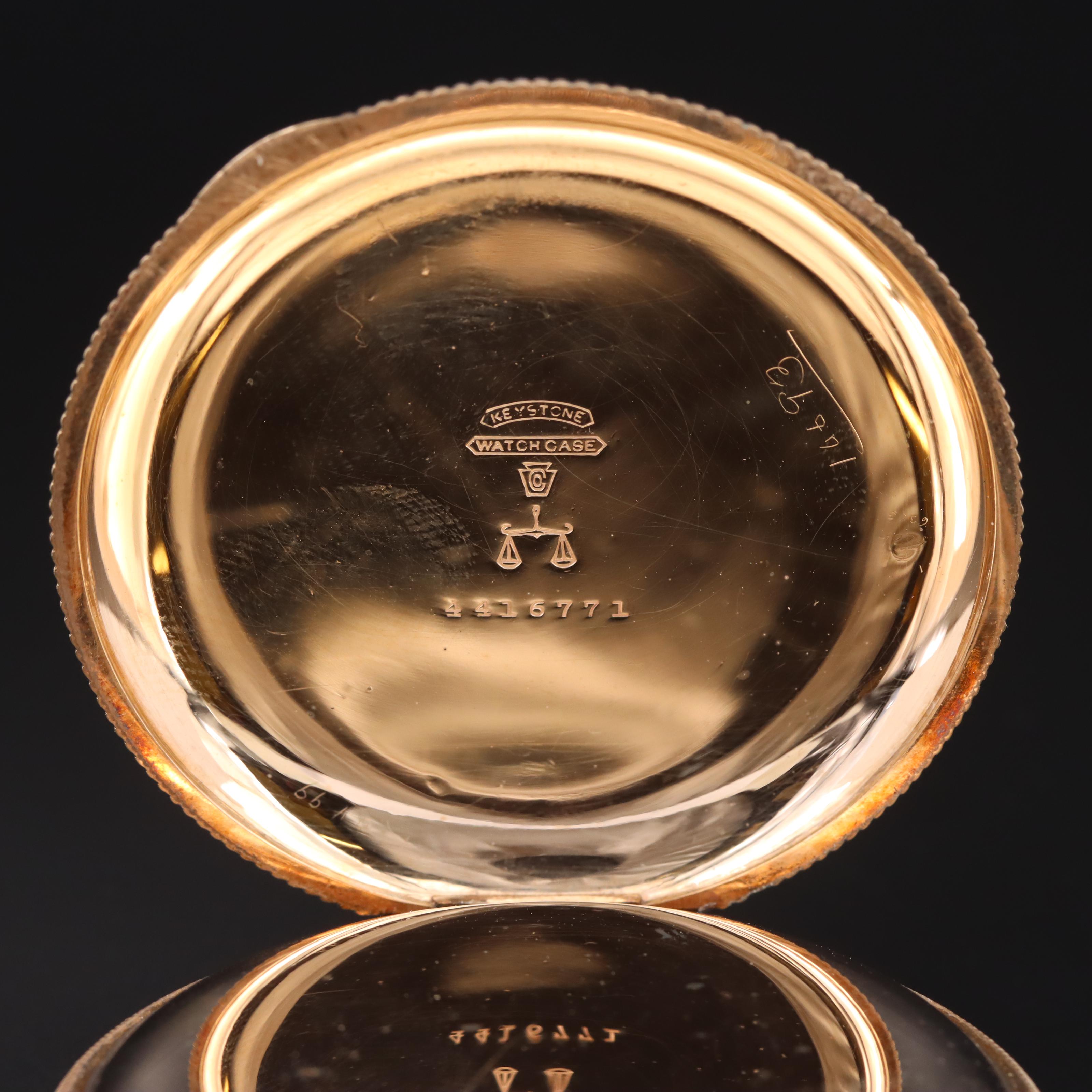 1890 Elgin Hunter Gold-Filled Pocket Watch