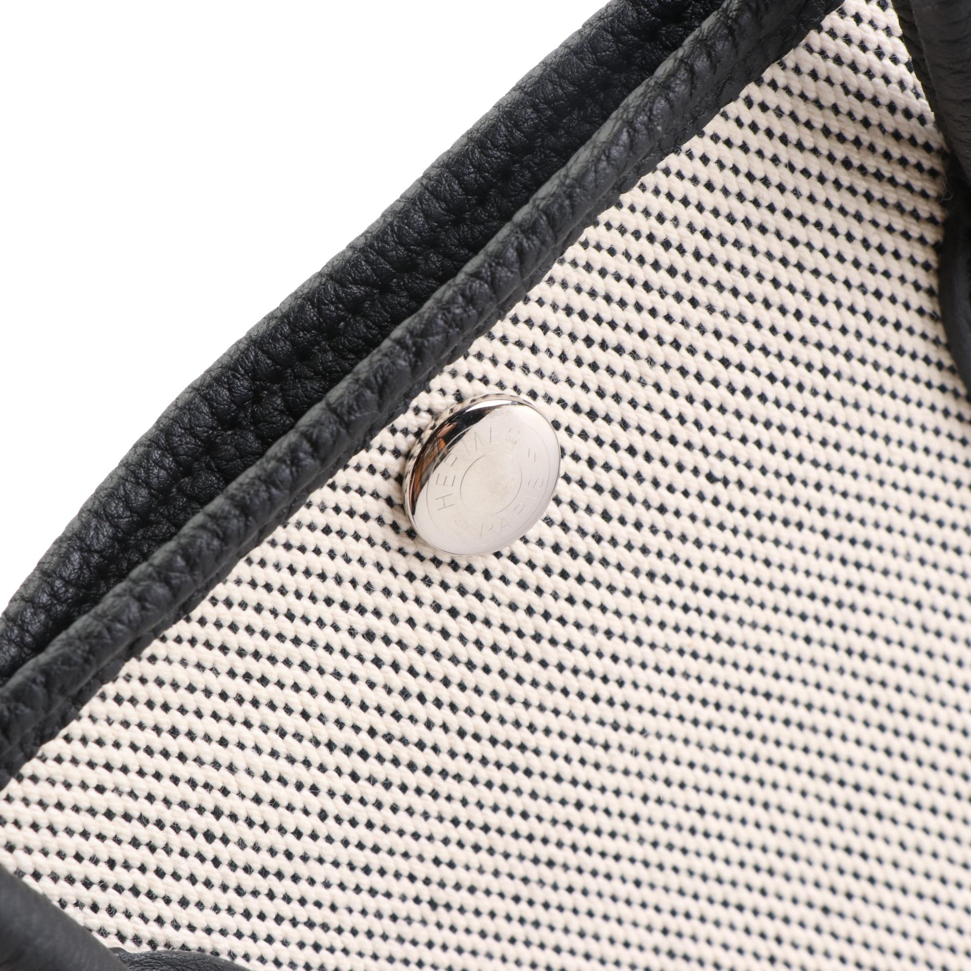 Hermès Garden Party 30 Tote Bag in Canvas and Leather