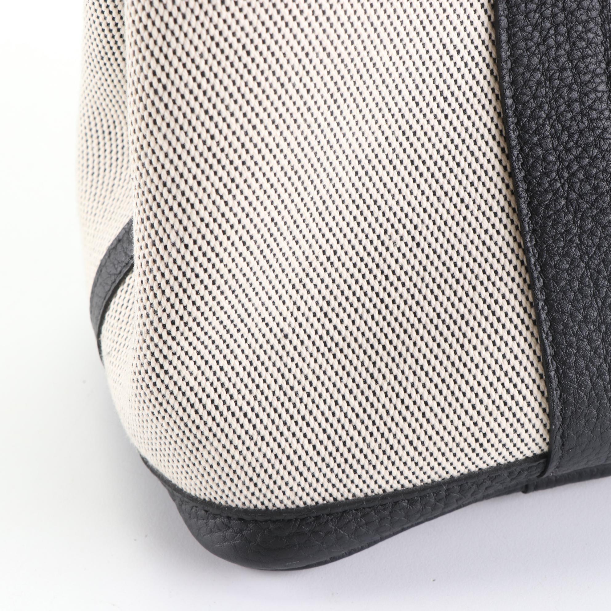 Hermès Garden Party 30 Tote Bag in Canvas and Leather