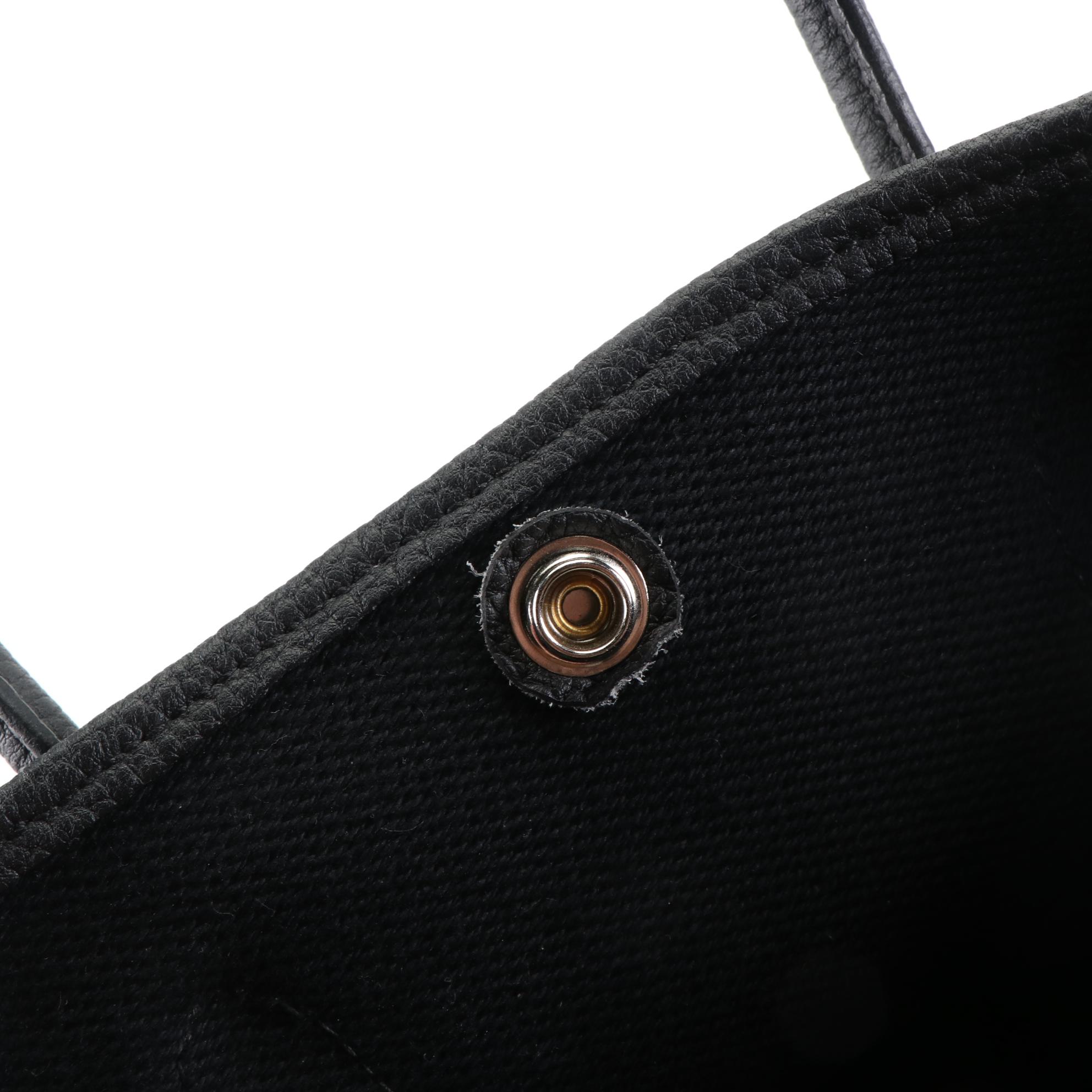 Hermès Garden Party 30 Tote Bag in Canvas and Leather