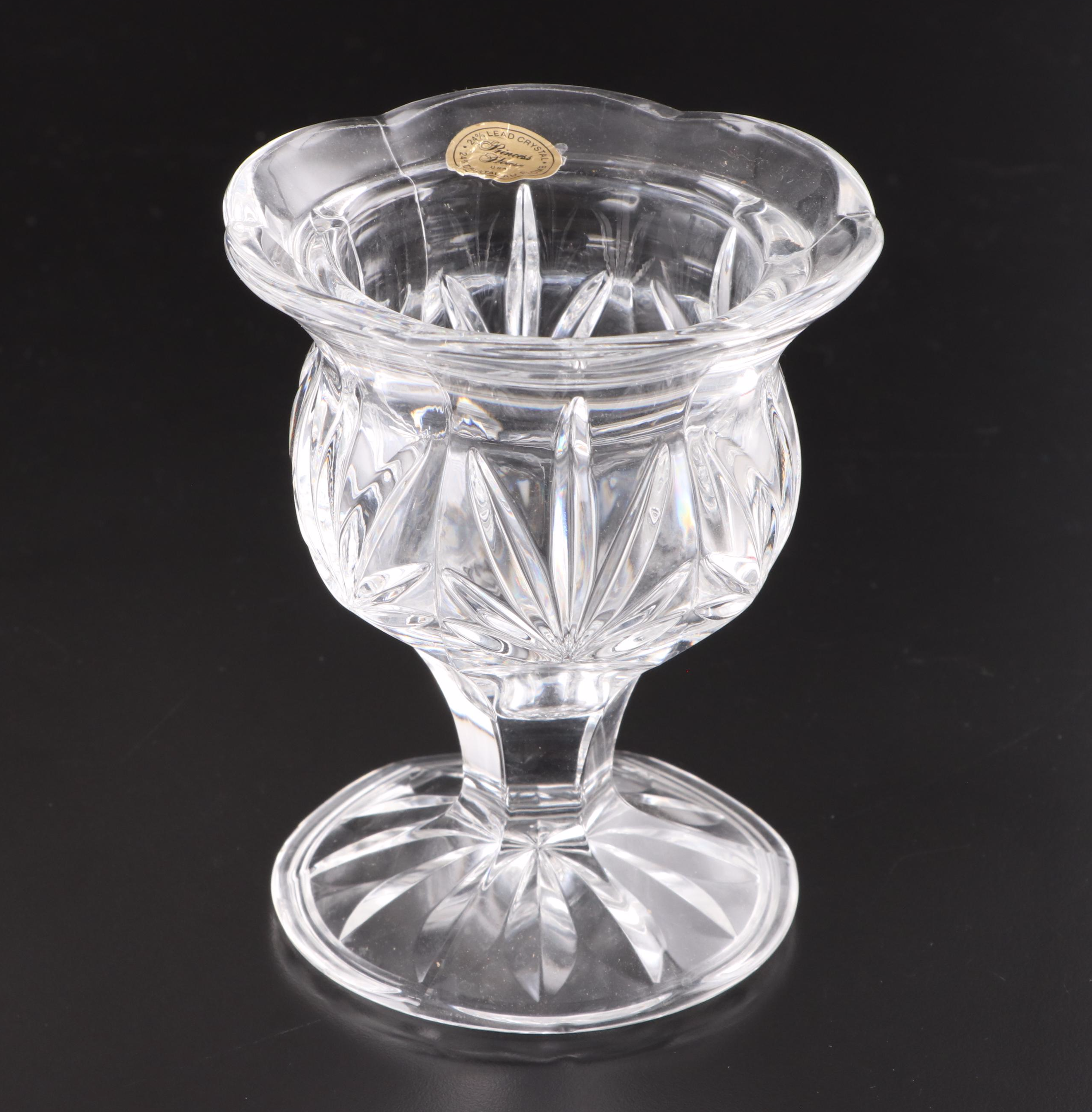 Crystal Clear "Meridian", Shannon, Princess House Crystal Vases, Goblets, More