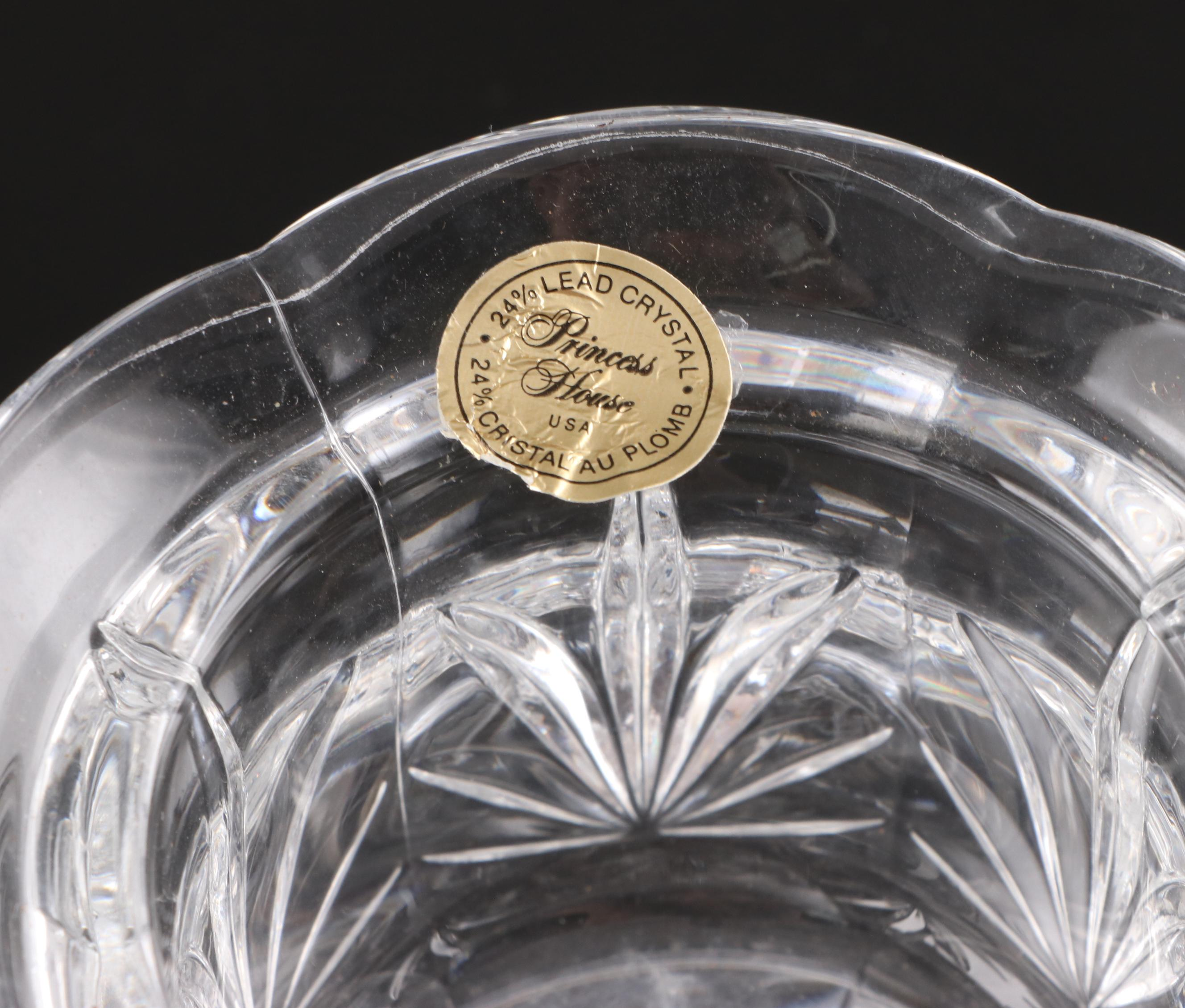 Crystal Clear "Meridian", Shannon, Princess House Crystal Vases, Goblets, More