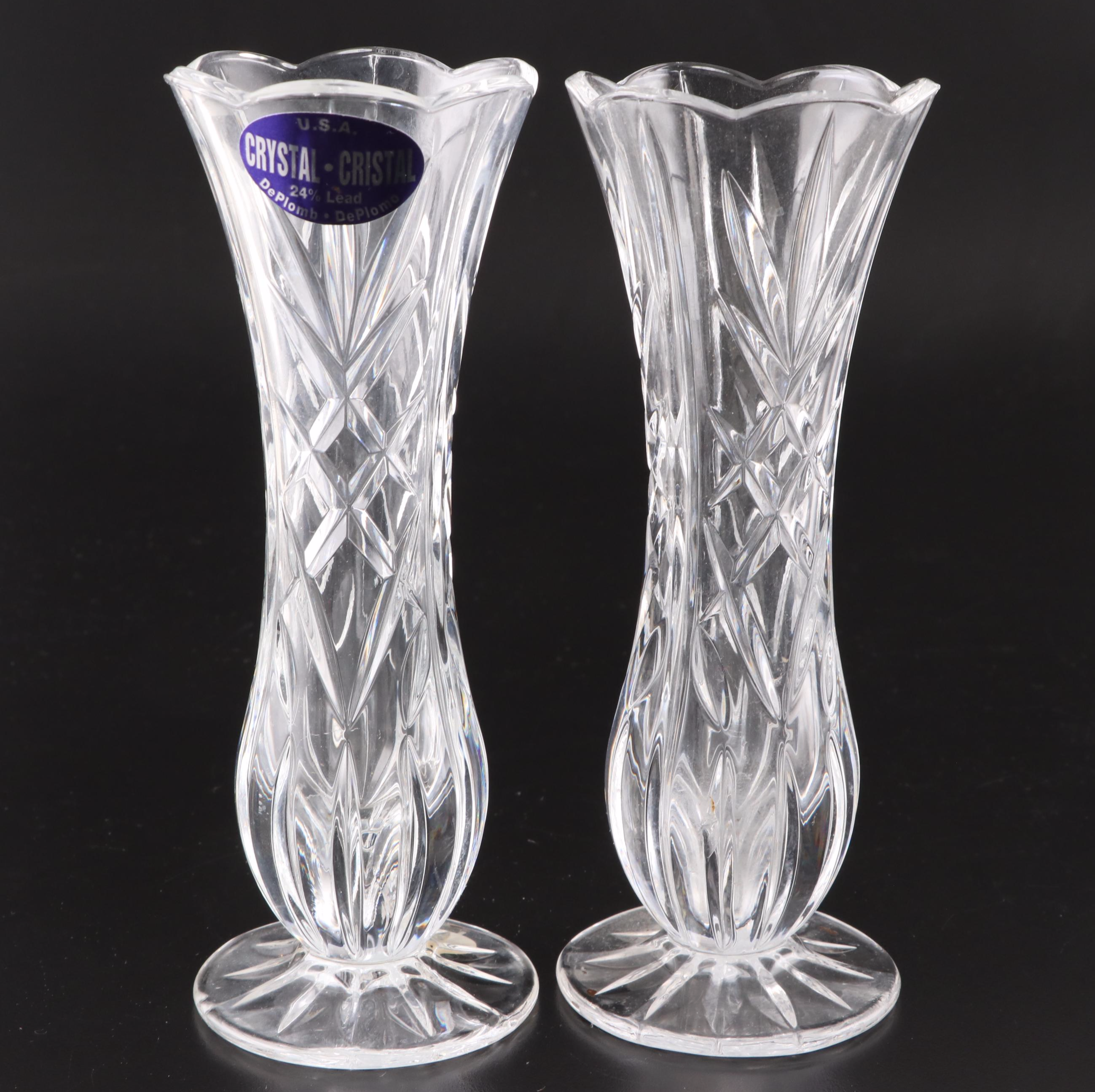 Crystal Clear "Meridian", Shannon, Princess House Crystal Vases, Goblets, More