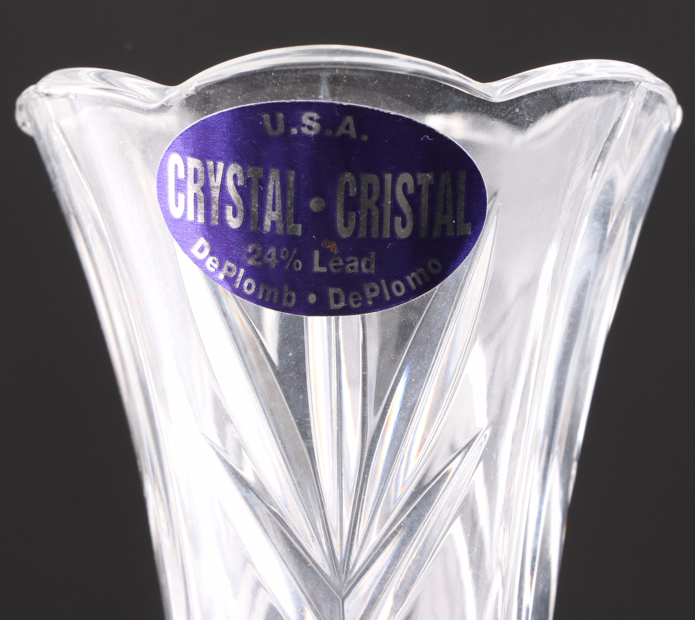 Crystal Clear "Meridian", Shannon, Princess House Crystal Vases, Goblets, More