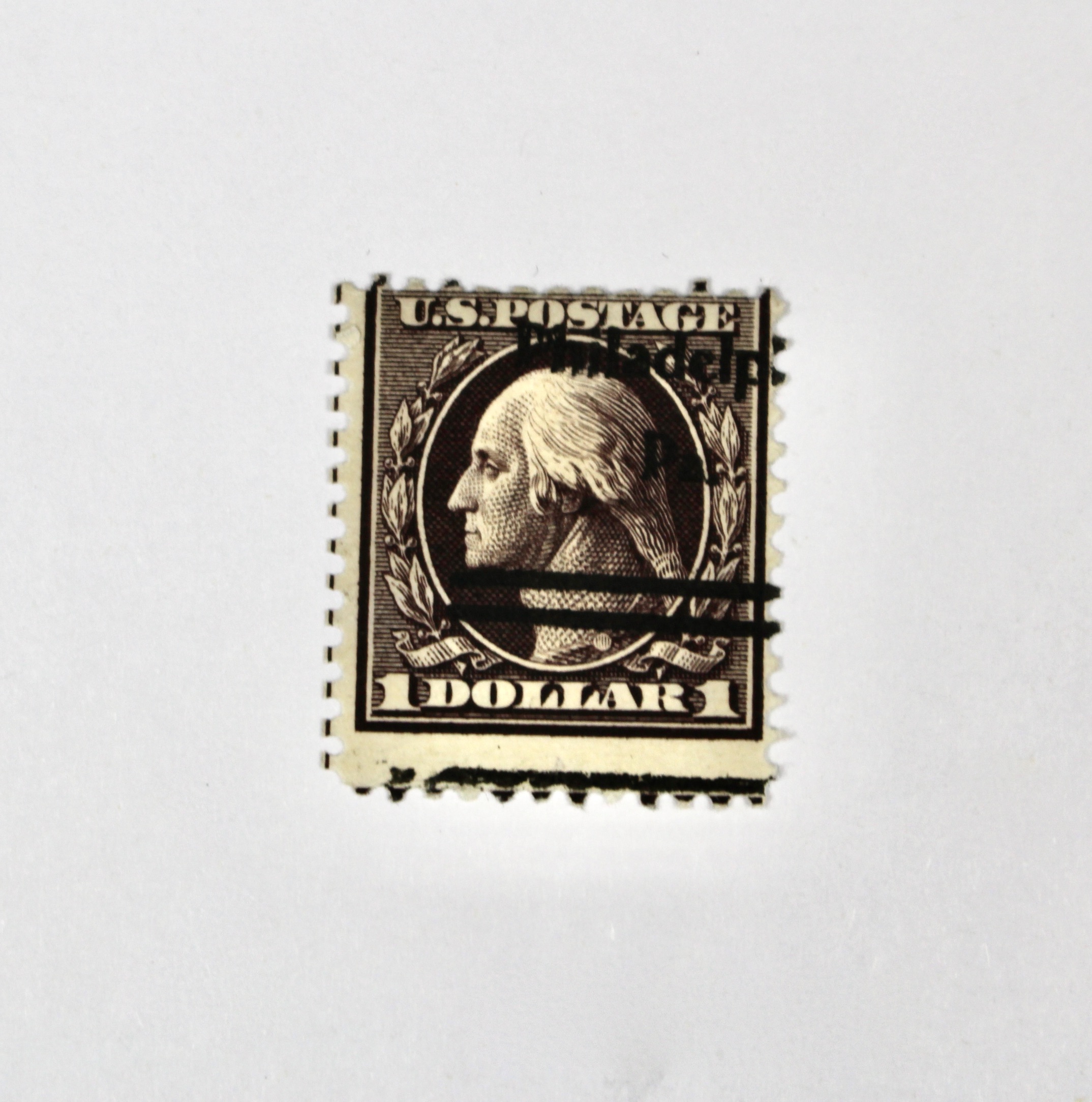 Nine Different $1, $2, $5 Regular Issue U.S. Postage Stamps