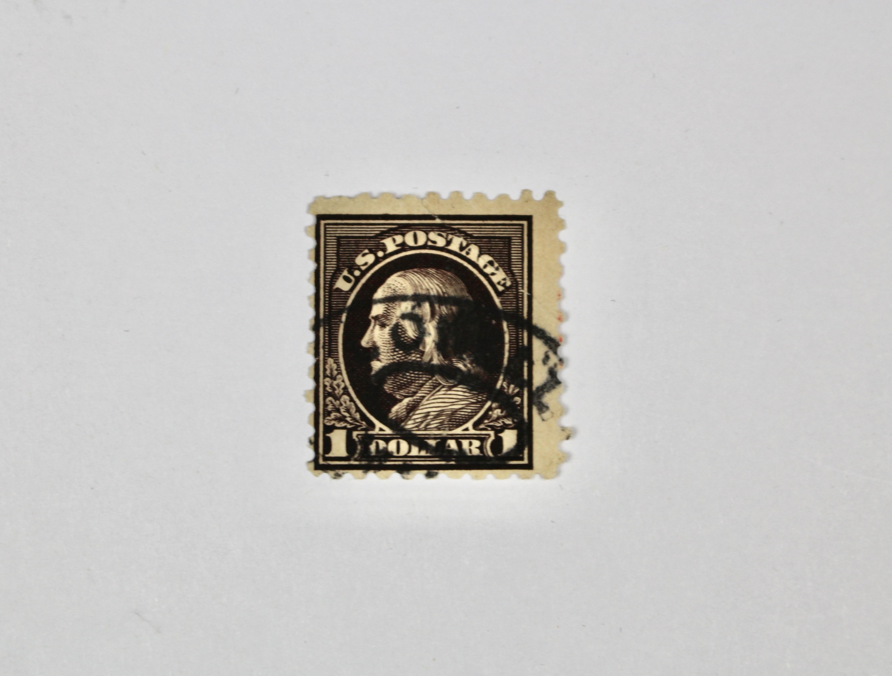 Nine Different $1, $2, $5 Regular Issue U.S. Postage Stamps