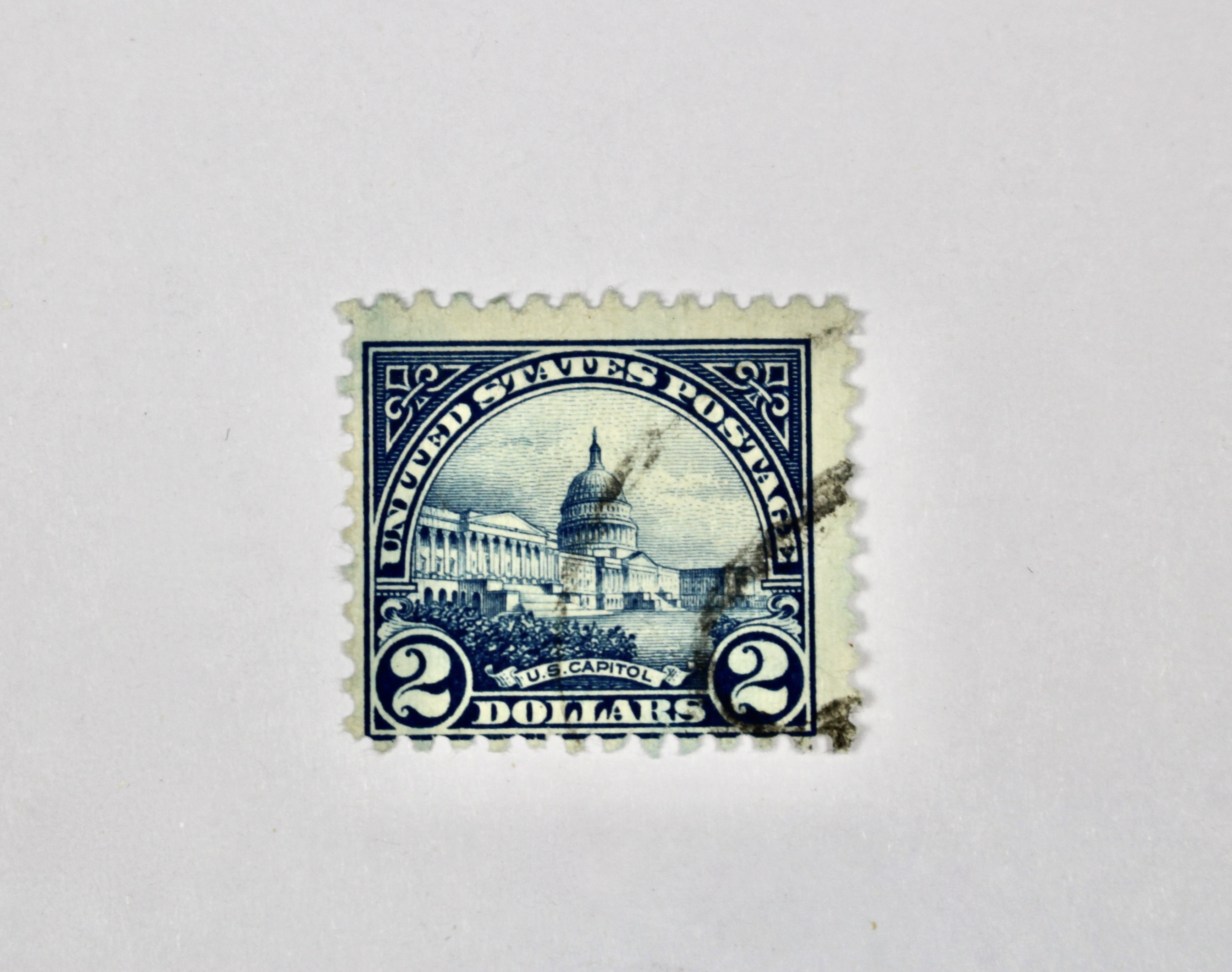 Nine Different $1, $2, $5 Regular Issue U.S. Postage Stamps