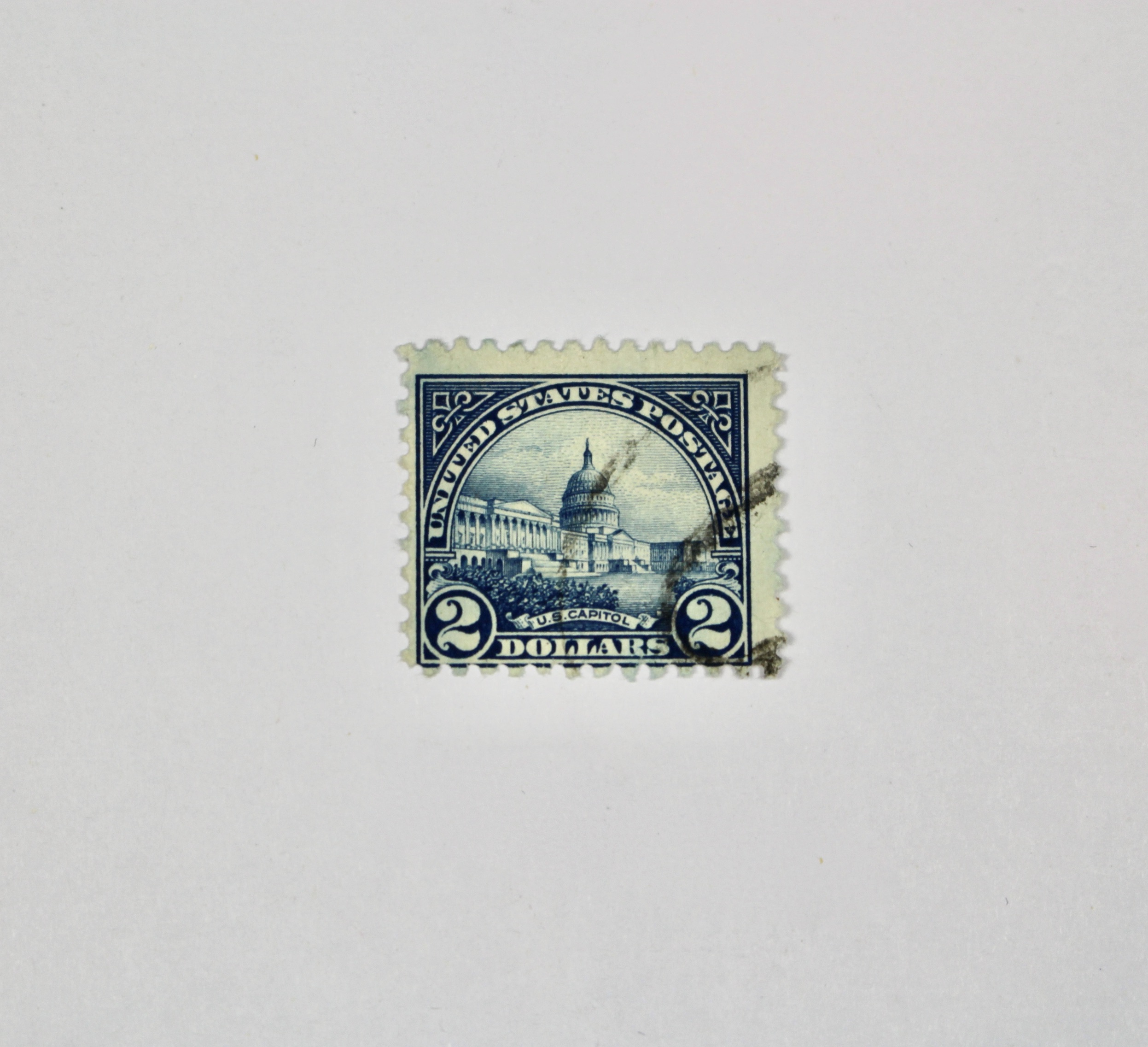 Nine Different $1, $2, $5 Regular Issue U.S. Postage Stamps