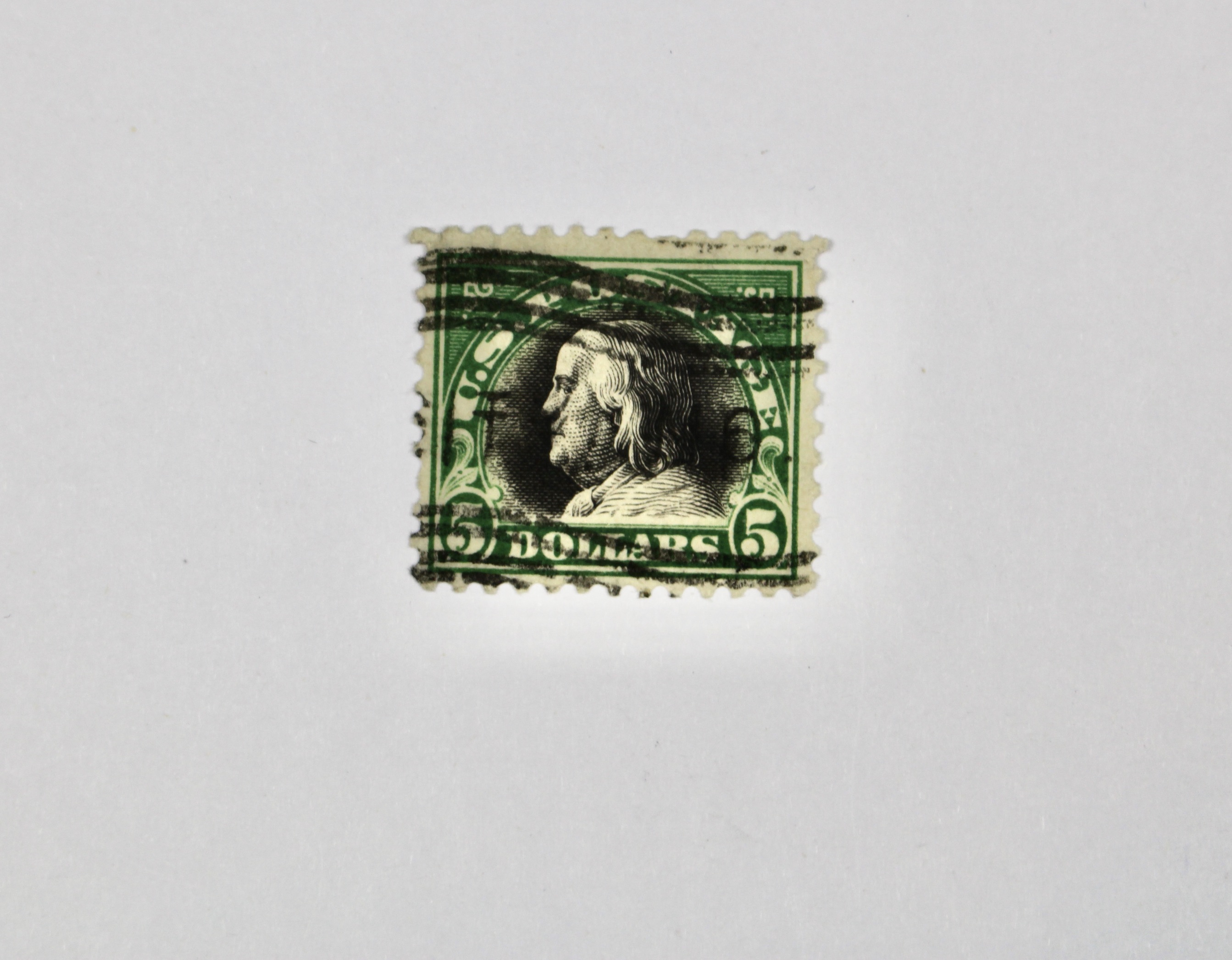 Nine Different $1, $2, $5 Regular Issue U.S. Postage Stamps