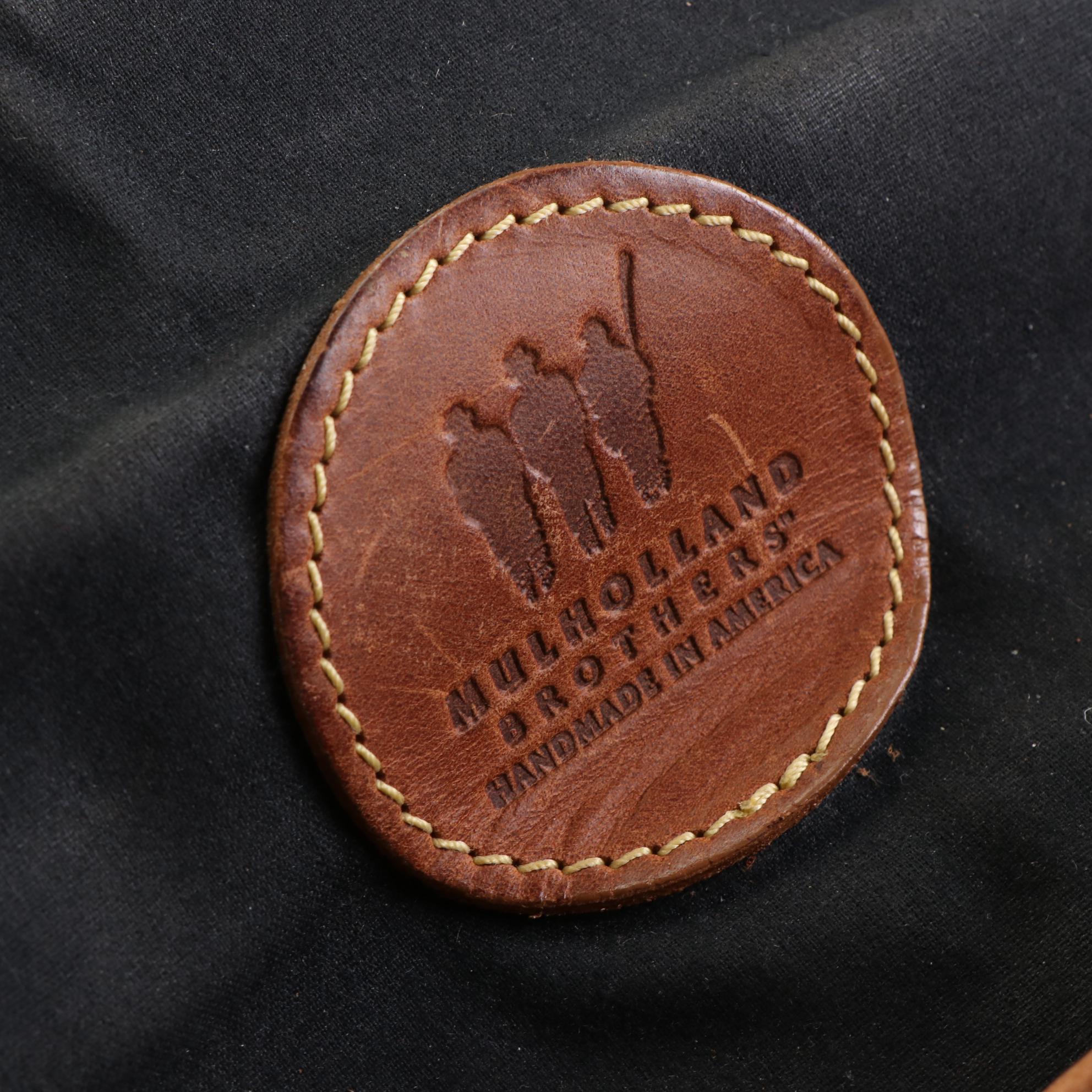 Mulholland Brothers Crossbody Wine Bottle Carrier in Leather