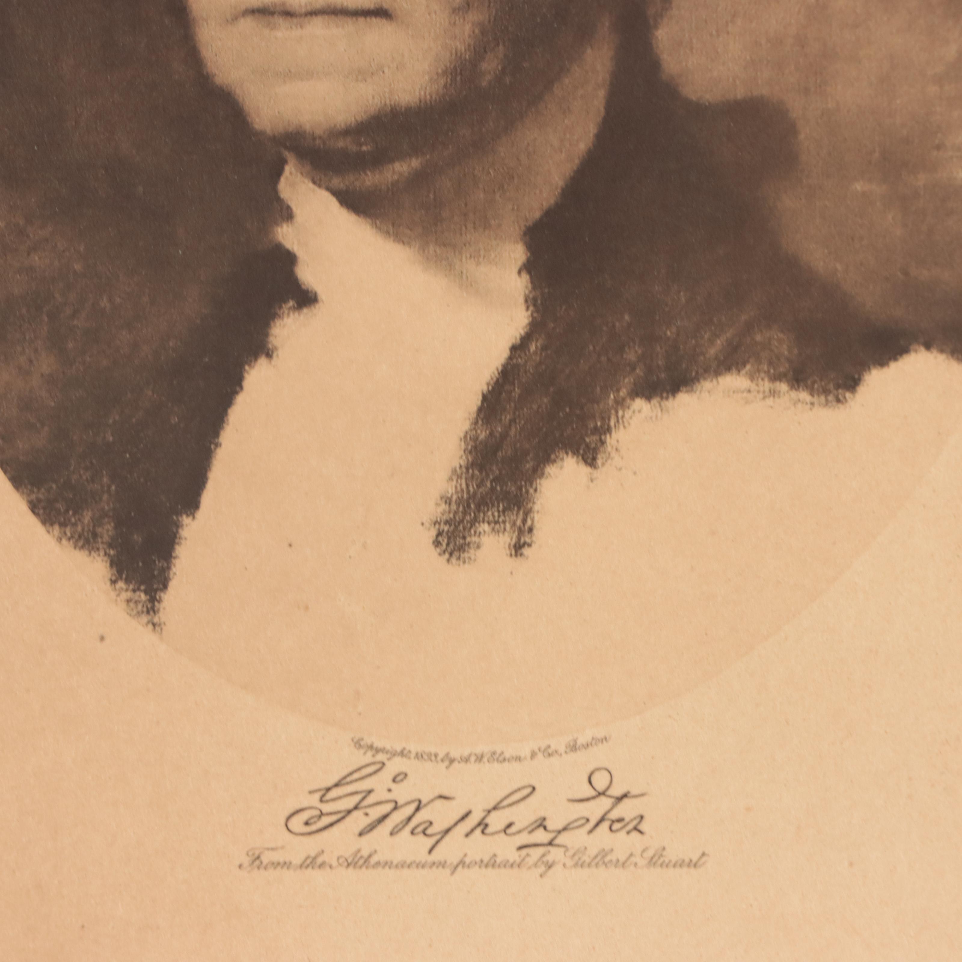 Intaglio Prints of George Washington Portraits, Late 19th Century