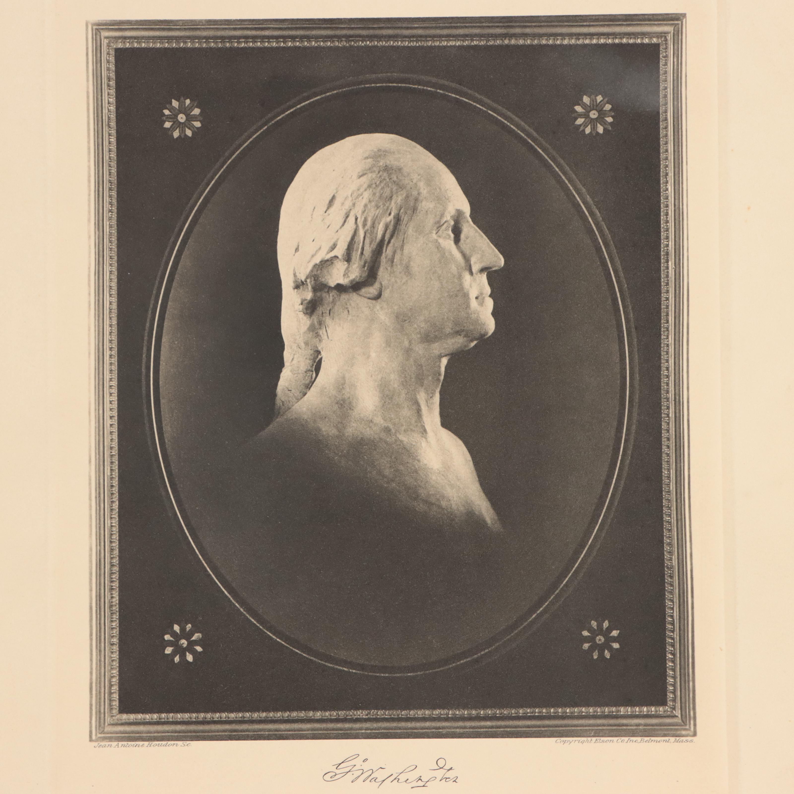 Intaglio Prints of George Washington Portraits, Late 19th Century