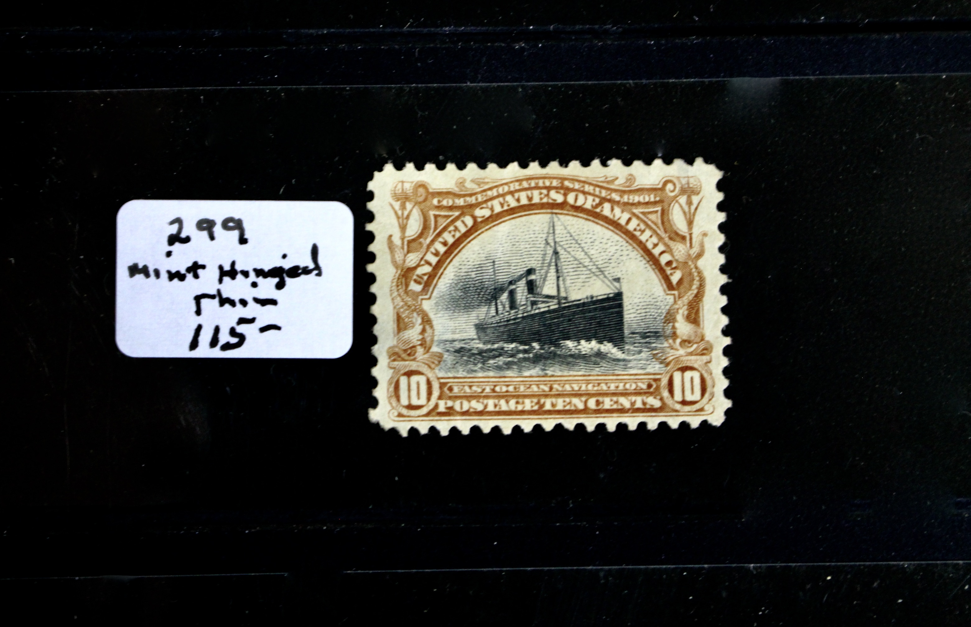 Seven Early U.S. Postage Stamps