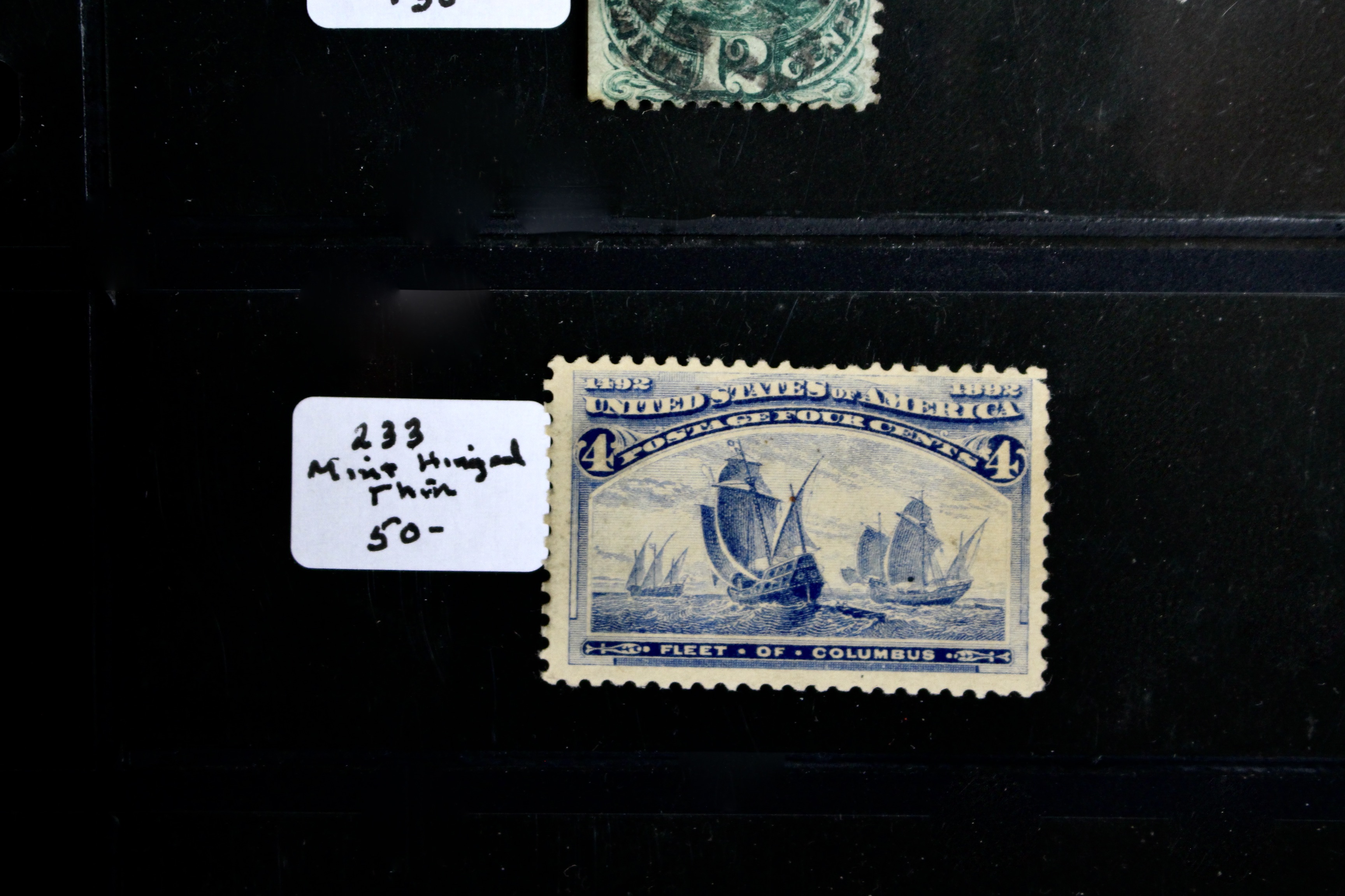 Seven Early U.S. Postage Stamps