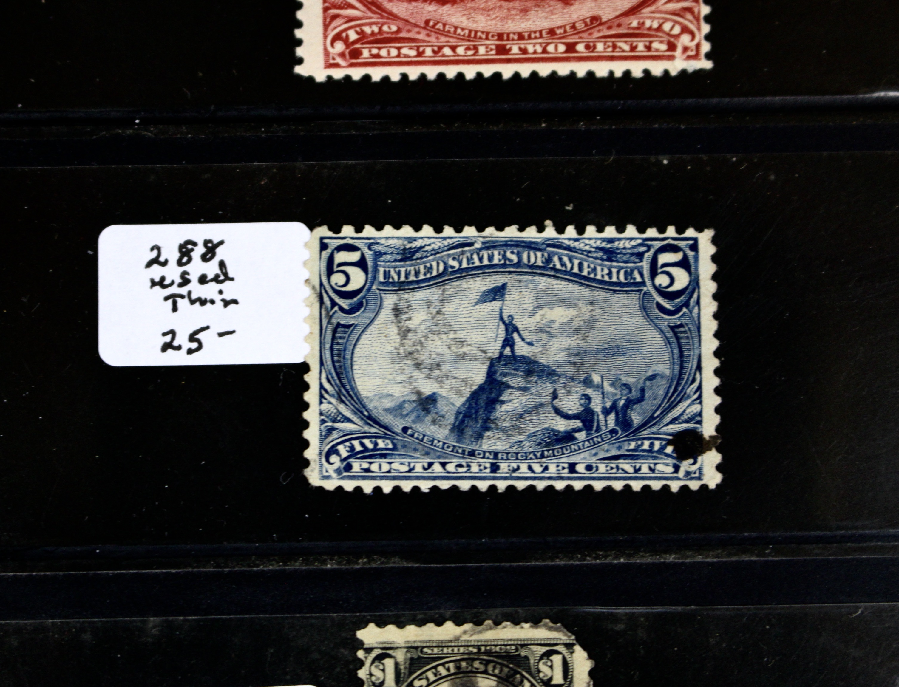 Seven Early U.S. Postage Stamps