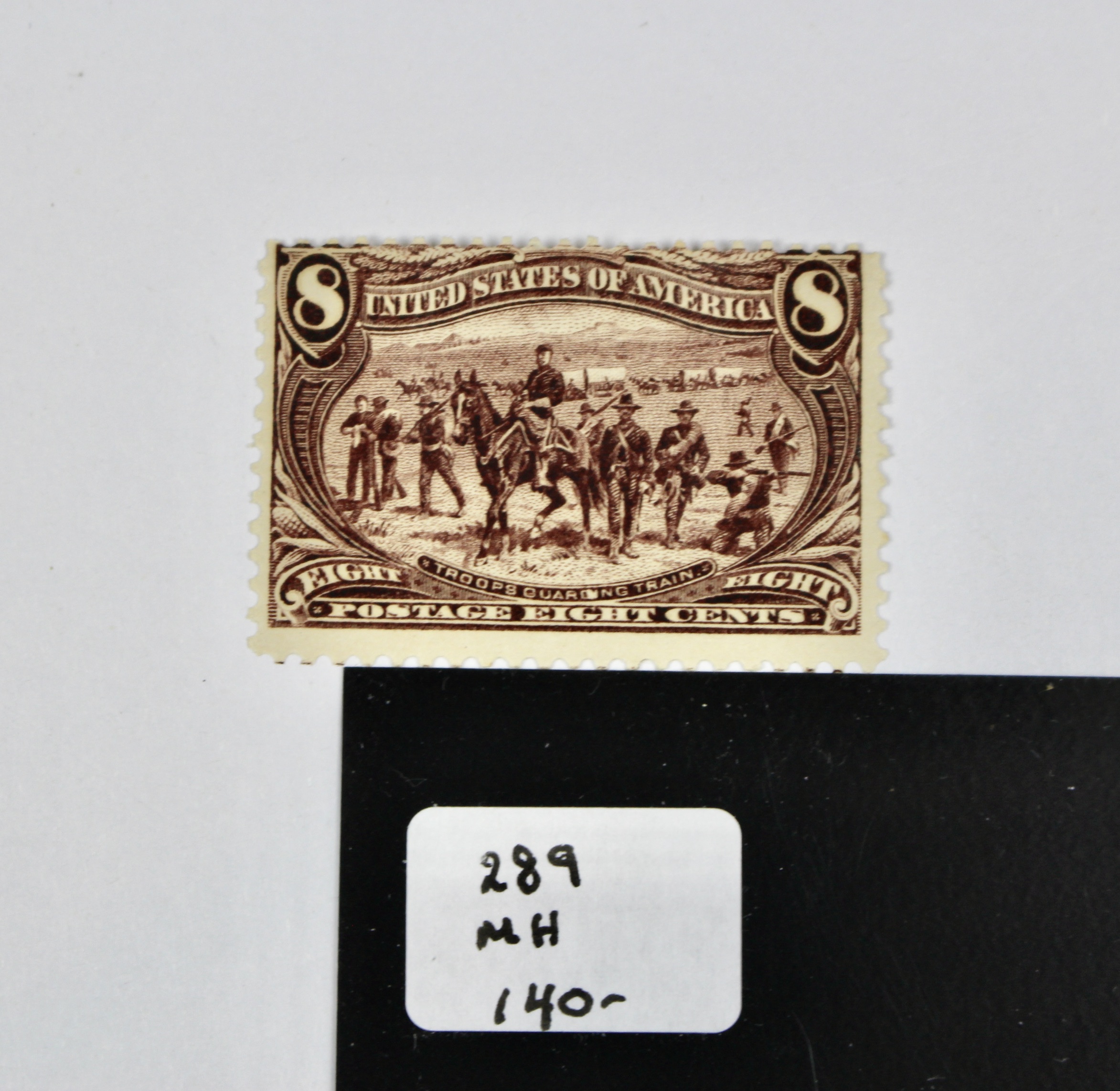 Two Trans-Mississippi Mint Hinged Postage Stamps