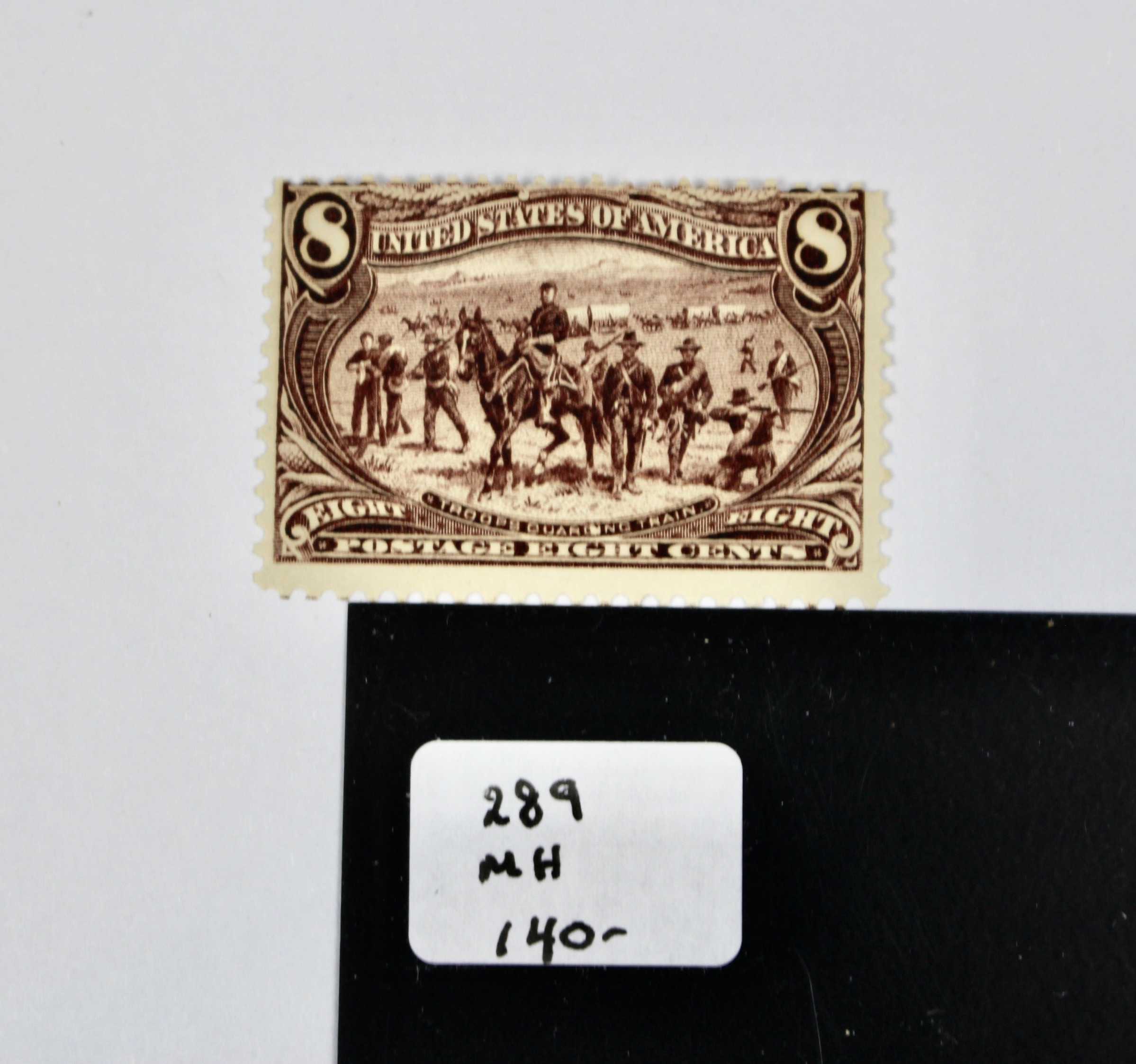 Two Trans-Mississippi Mint Hinged Postage Stamps