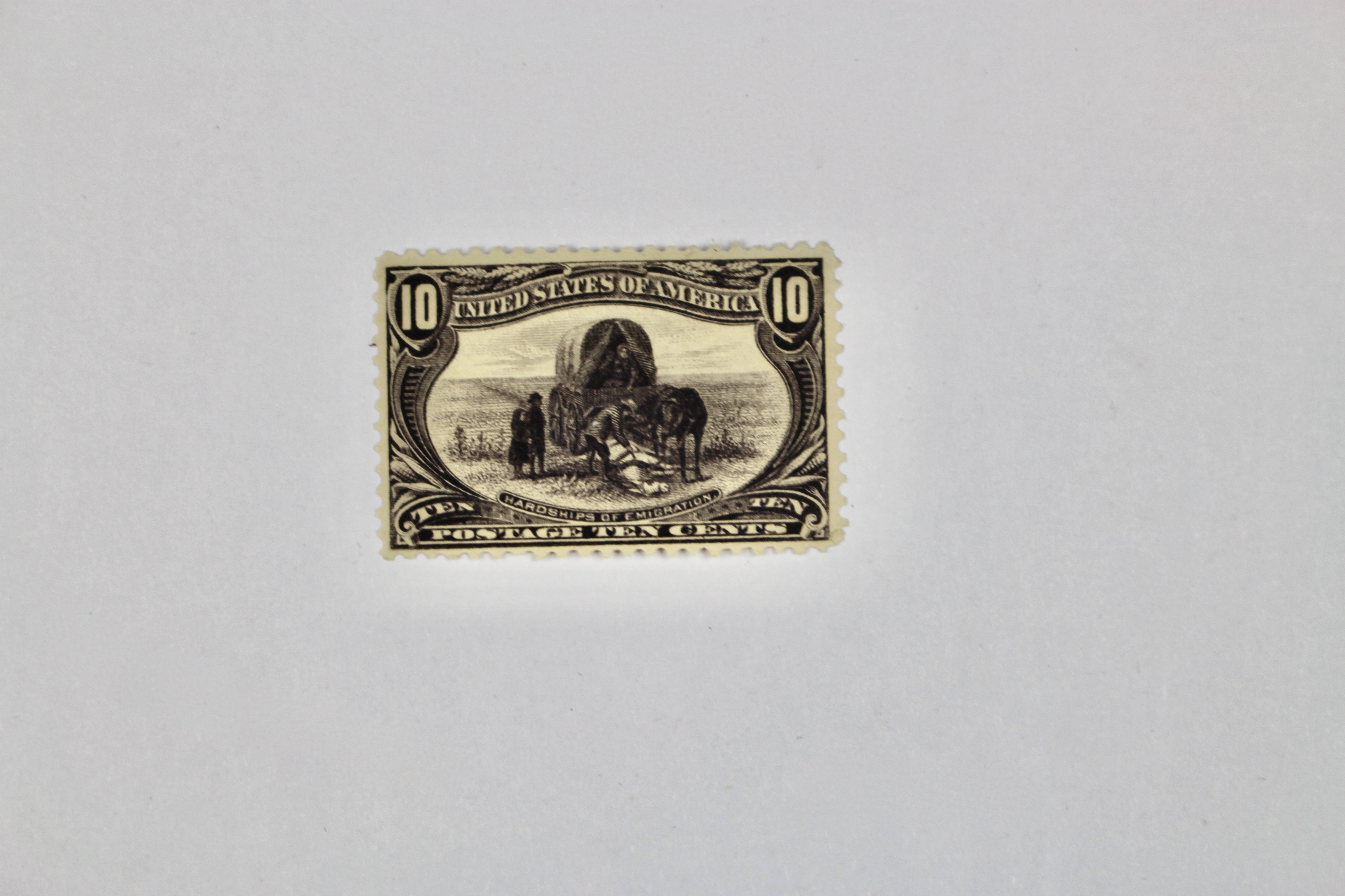 Two Trans-Mississippi Mint Hinged Postage Stamps
