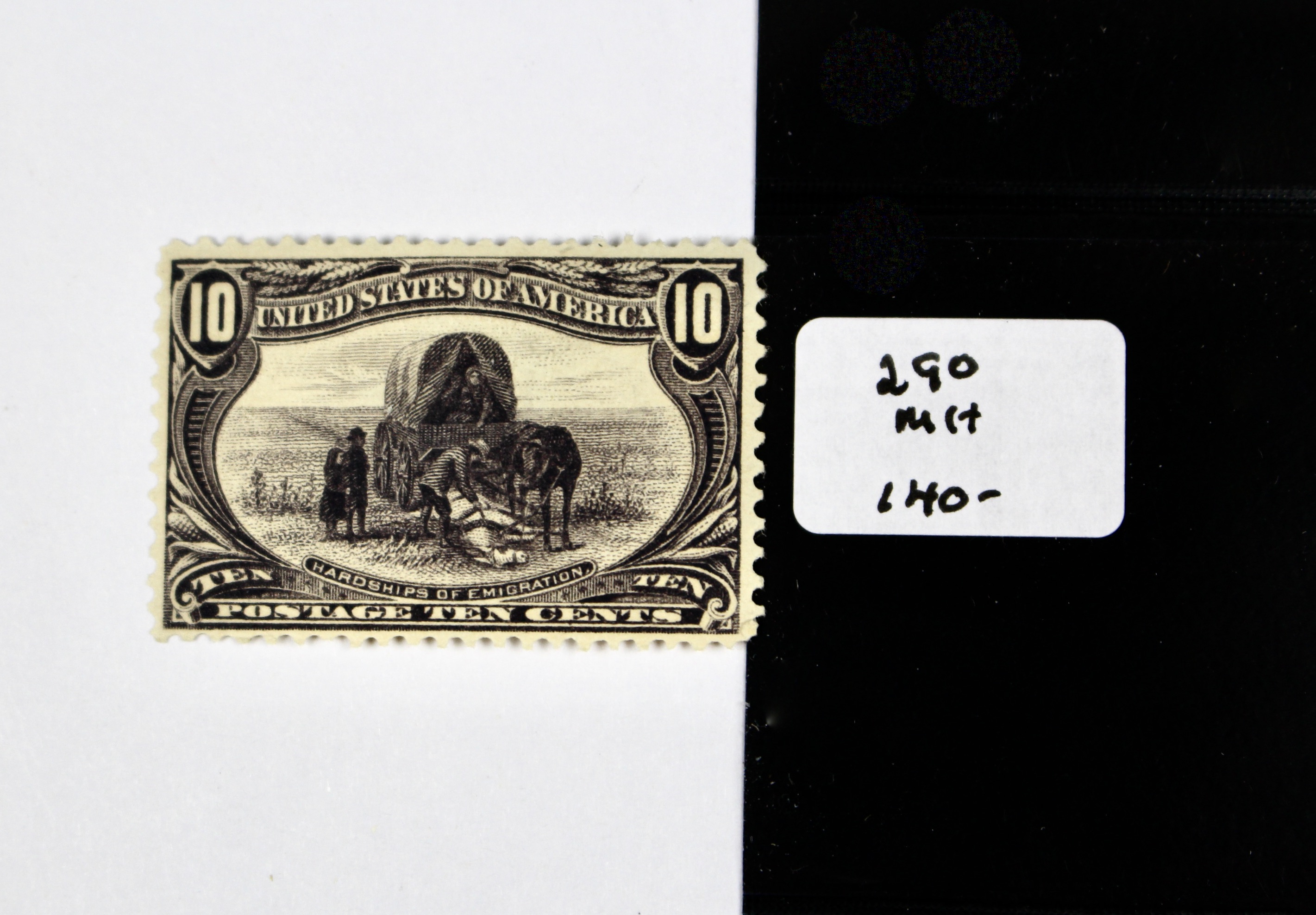 Two Trans-Mississippi Mint Hinged Postage Stamps