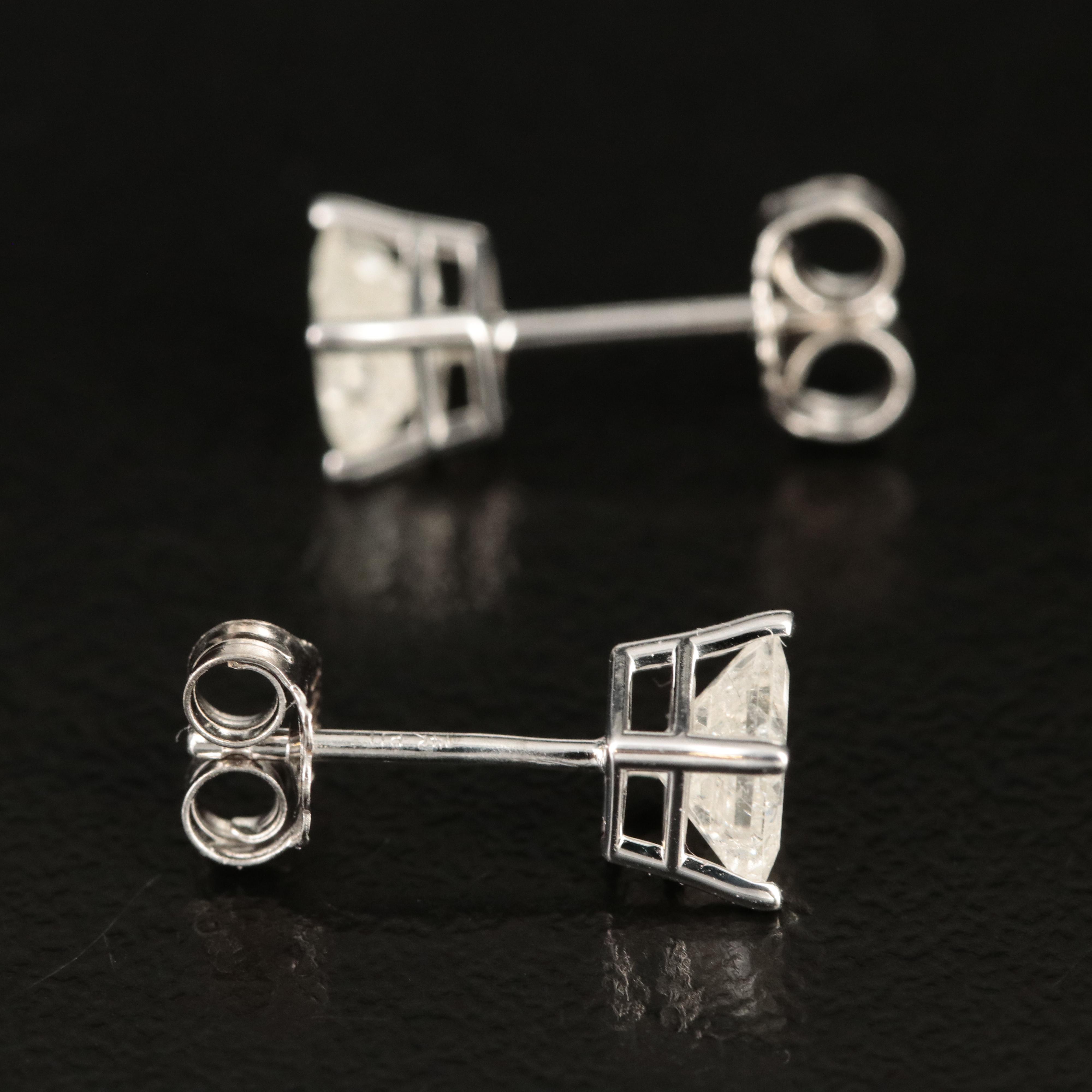 14K 1.03 CTW Diamond Stud Earrings
