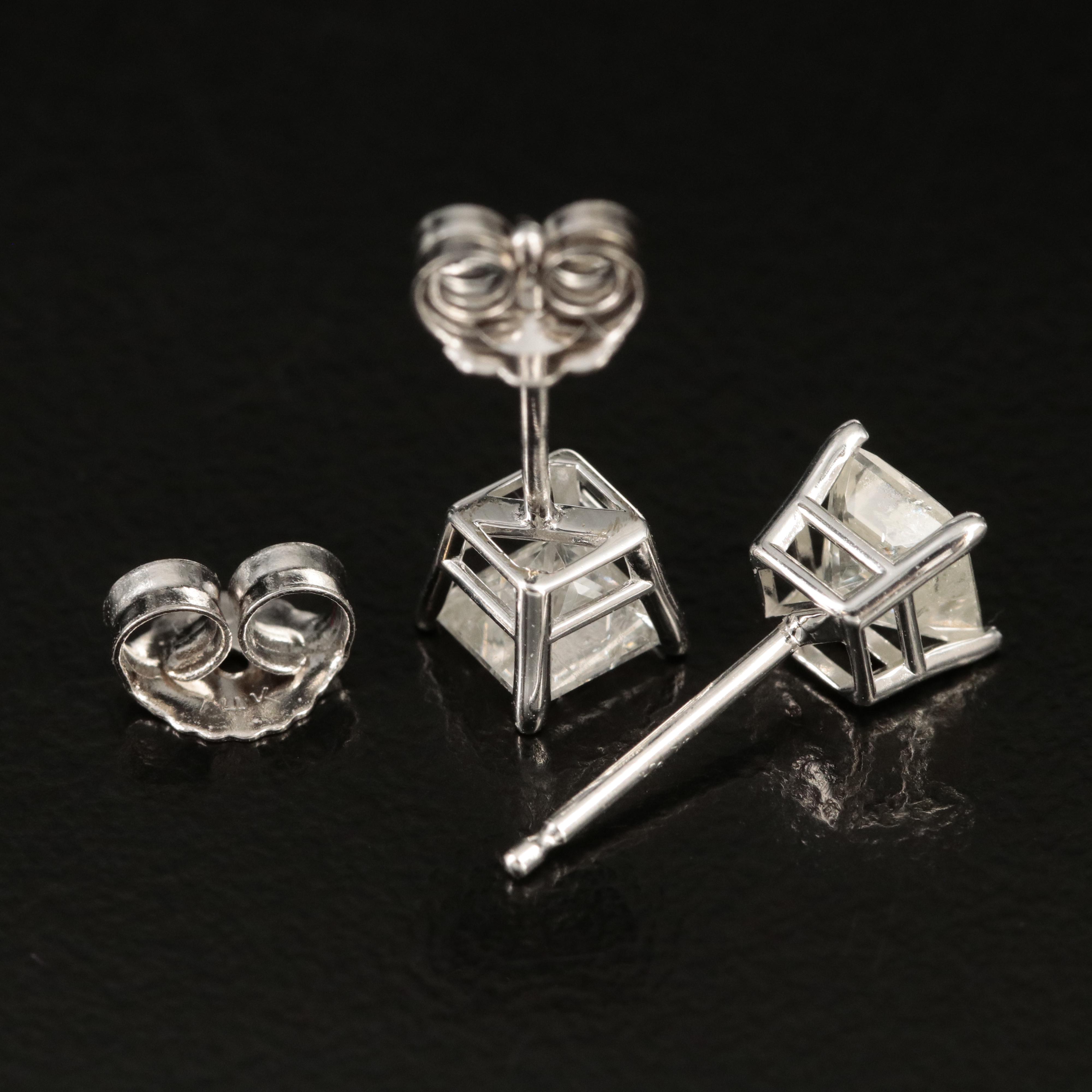 14K 1.03 CTW Diamond Stud Earrings