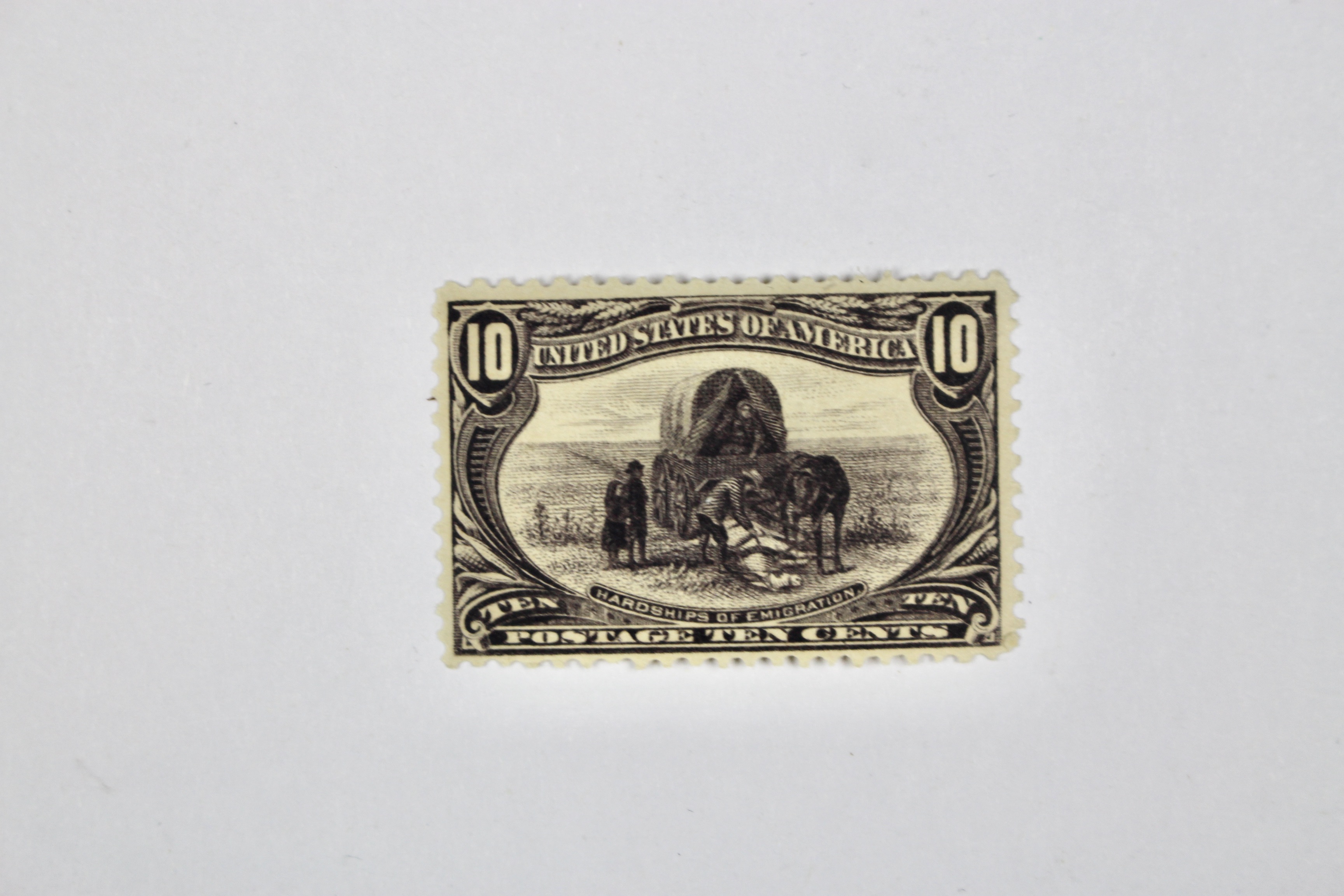 Two Trans-Mississippi Mint Hinged Postage Stamps