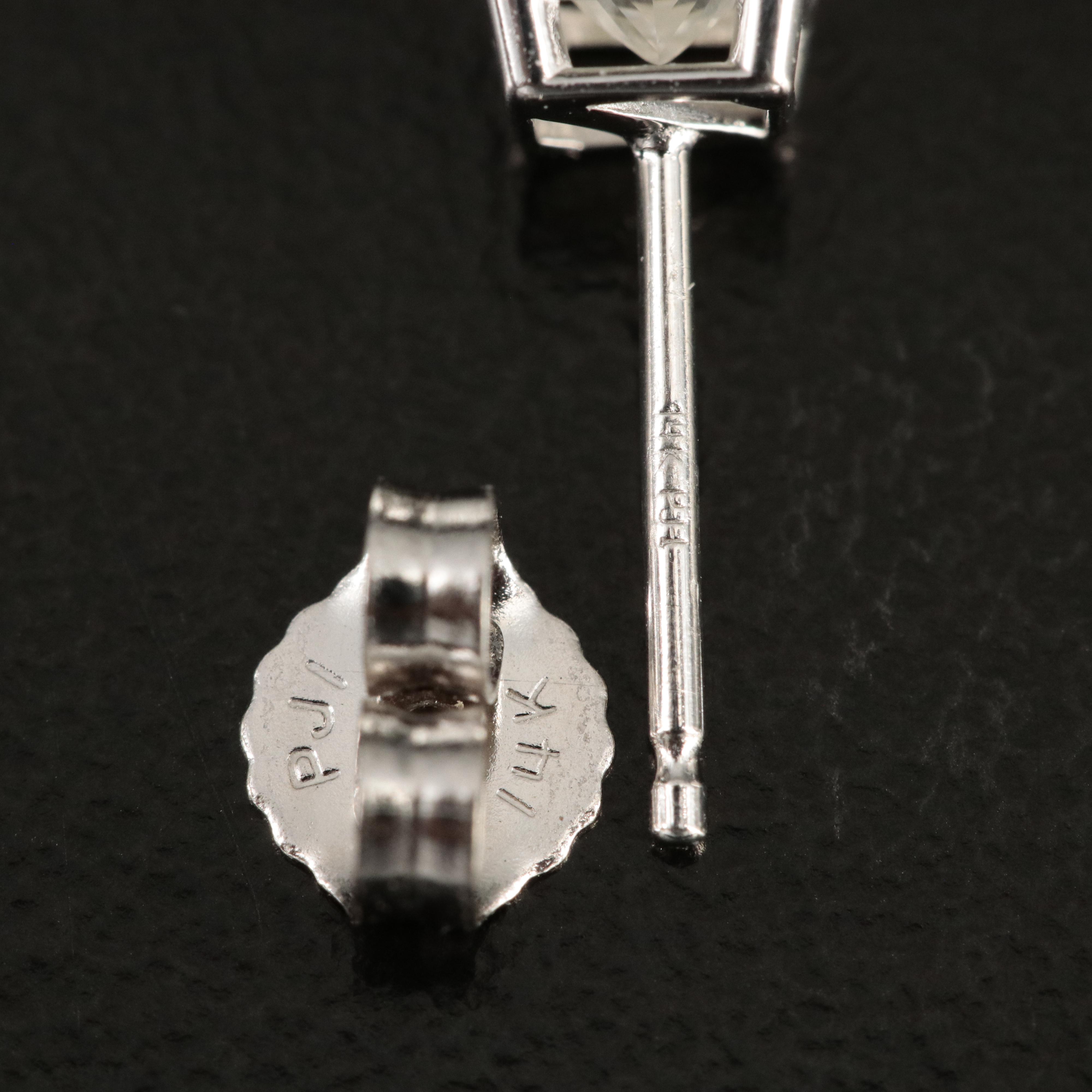 14K 1.03 CTW Diamond Stud Earrings