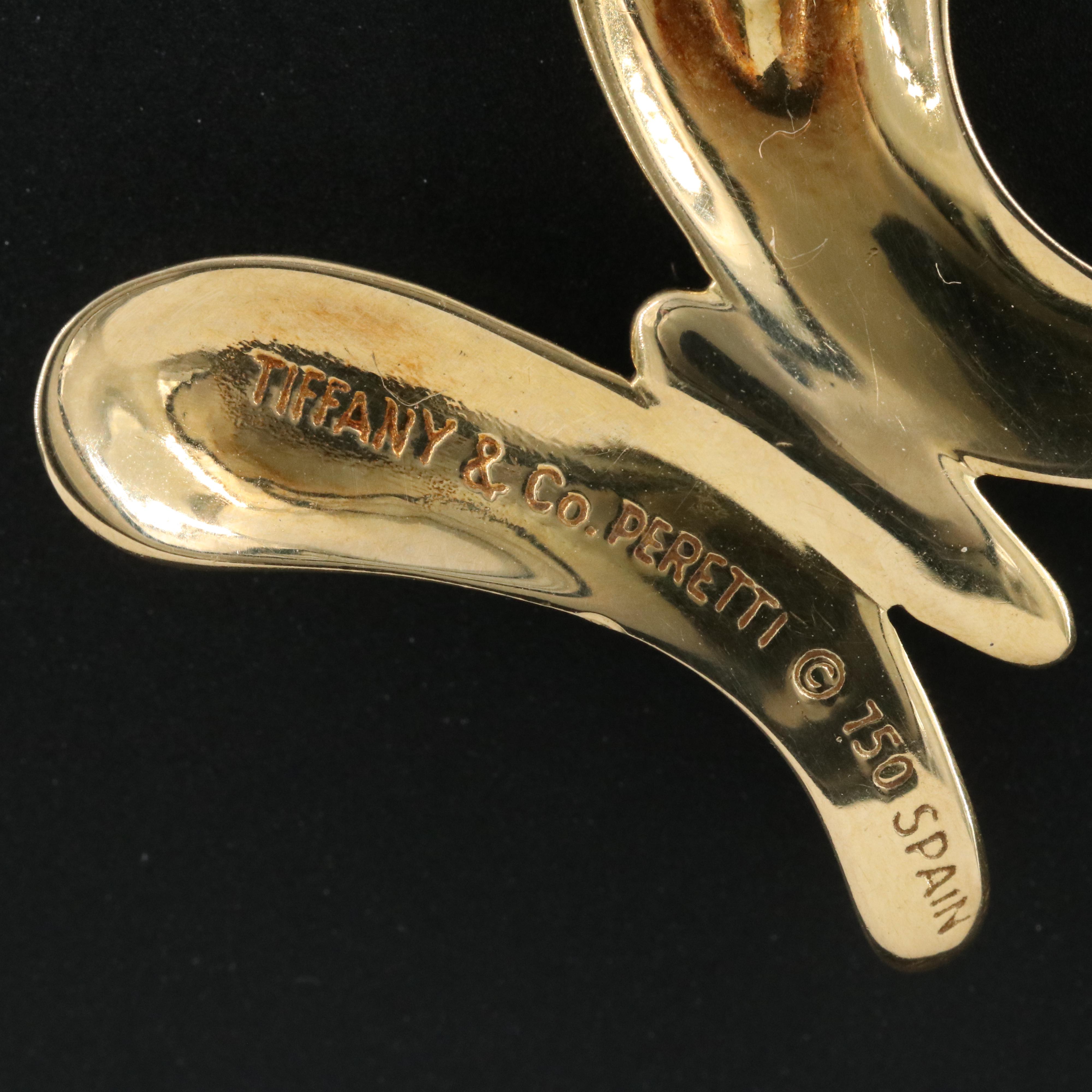 Elsa Peretti for Tiffany & Co. 18K Butterfly Pendant Necklace