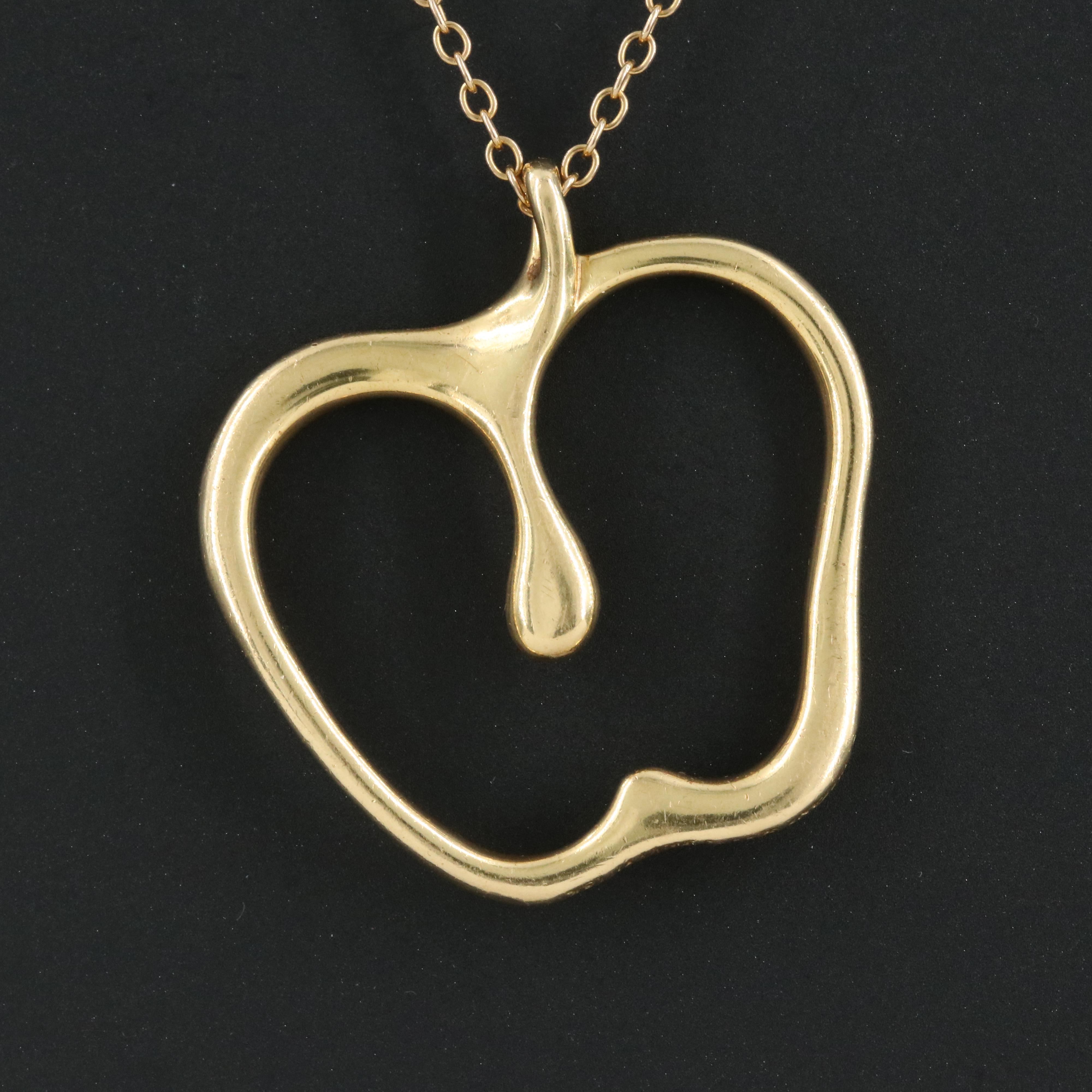 Elsa Peretti for Tiffany & Co. 18K Apple Pendant Necklace