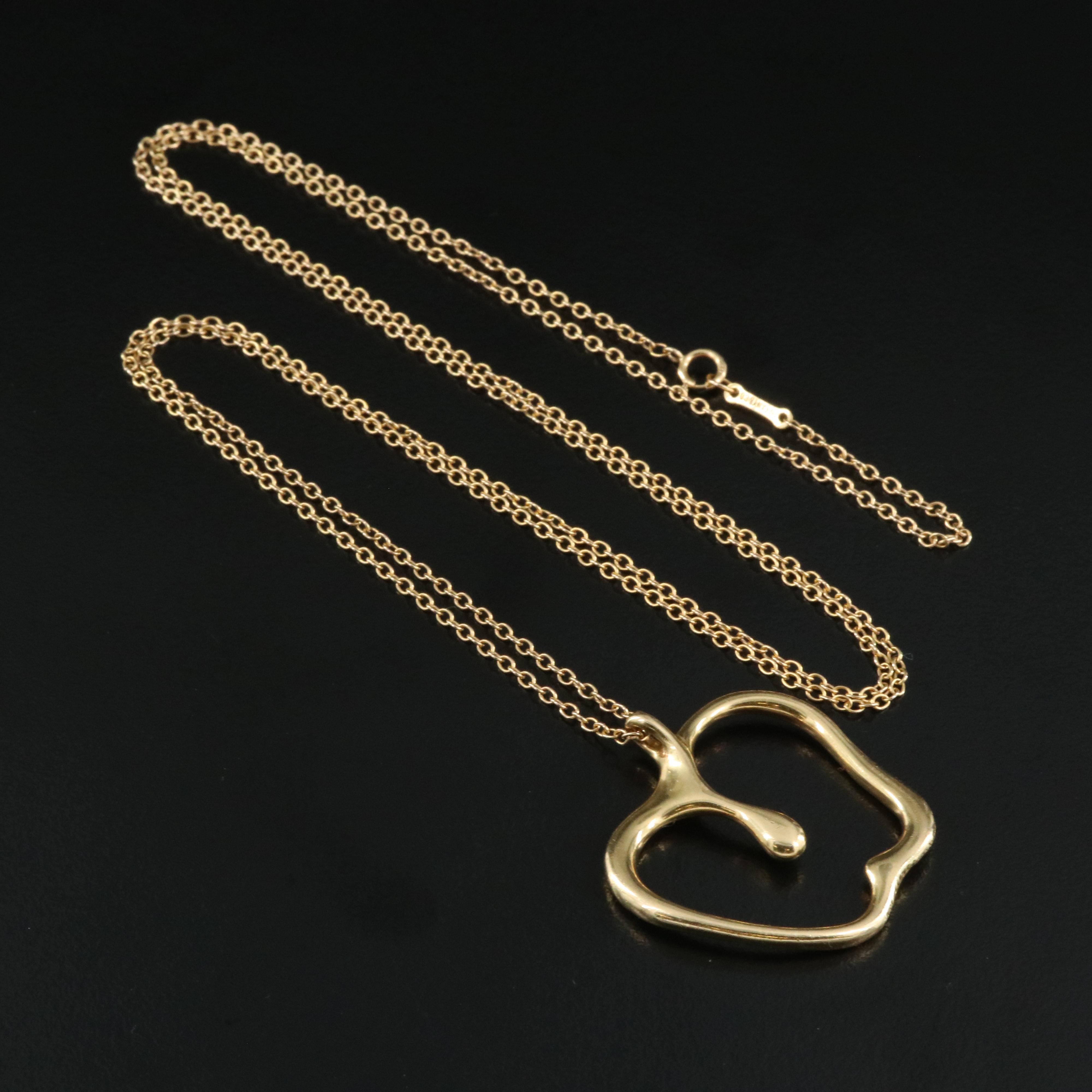 Elsa Peretti for Tiffany & Co. 18K Apple Pendant Necklace