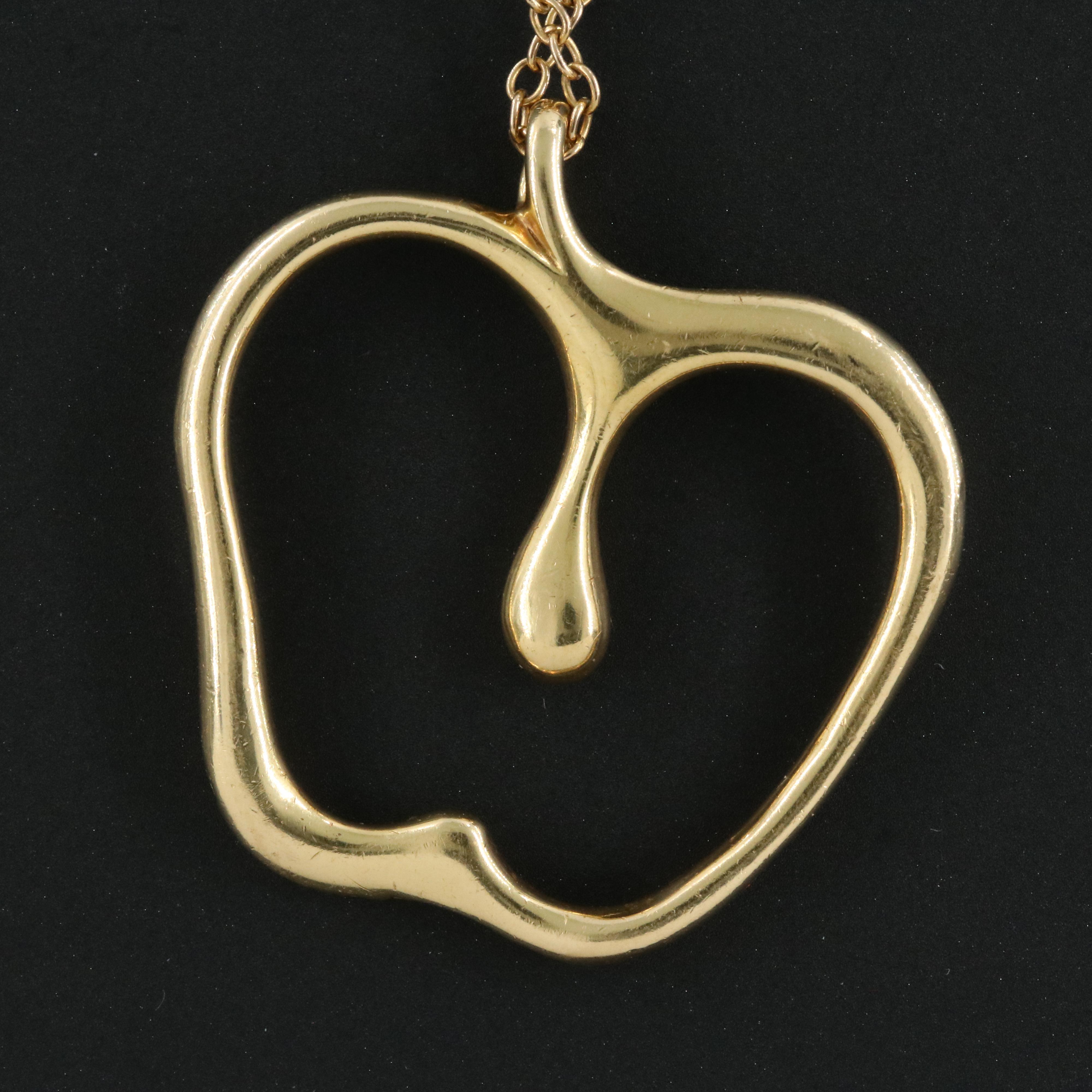 Elsa Peretti for Tiffany & Co. 18K Apple Pendant Necklace
