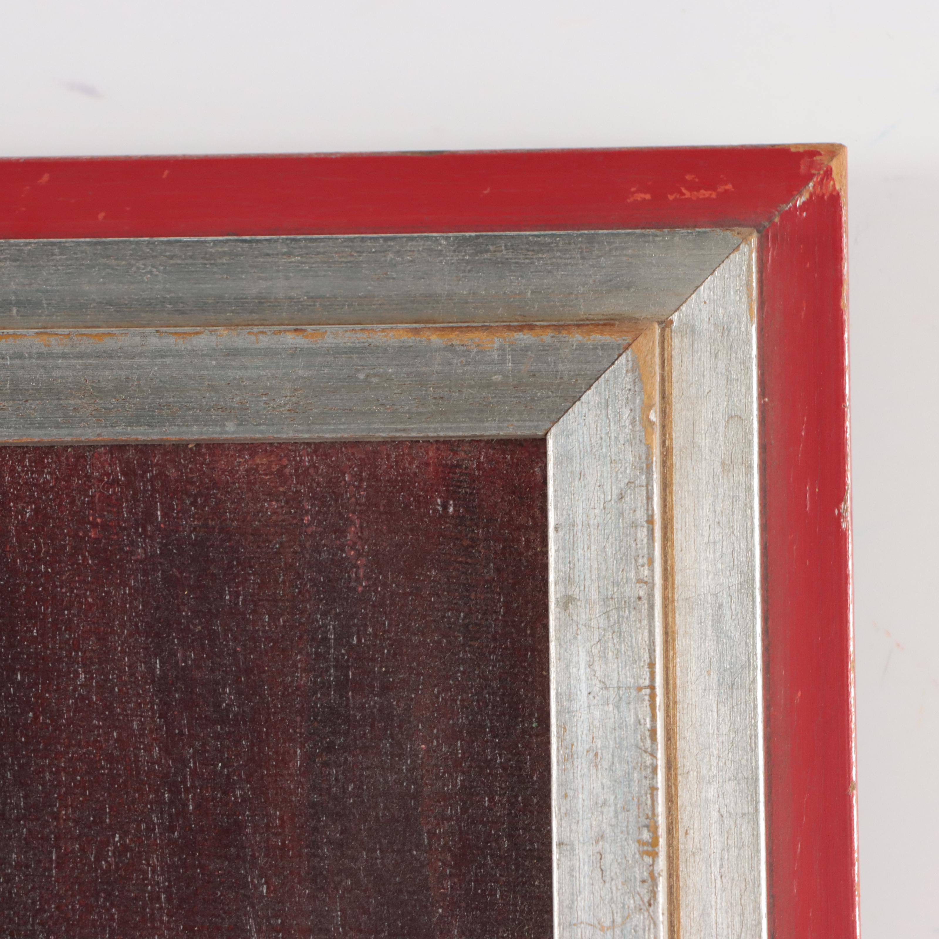 Irene Bianucci Oil Painting of Male Portrait, Mid-20th Century