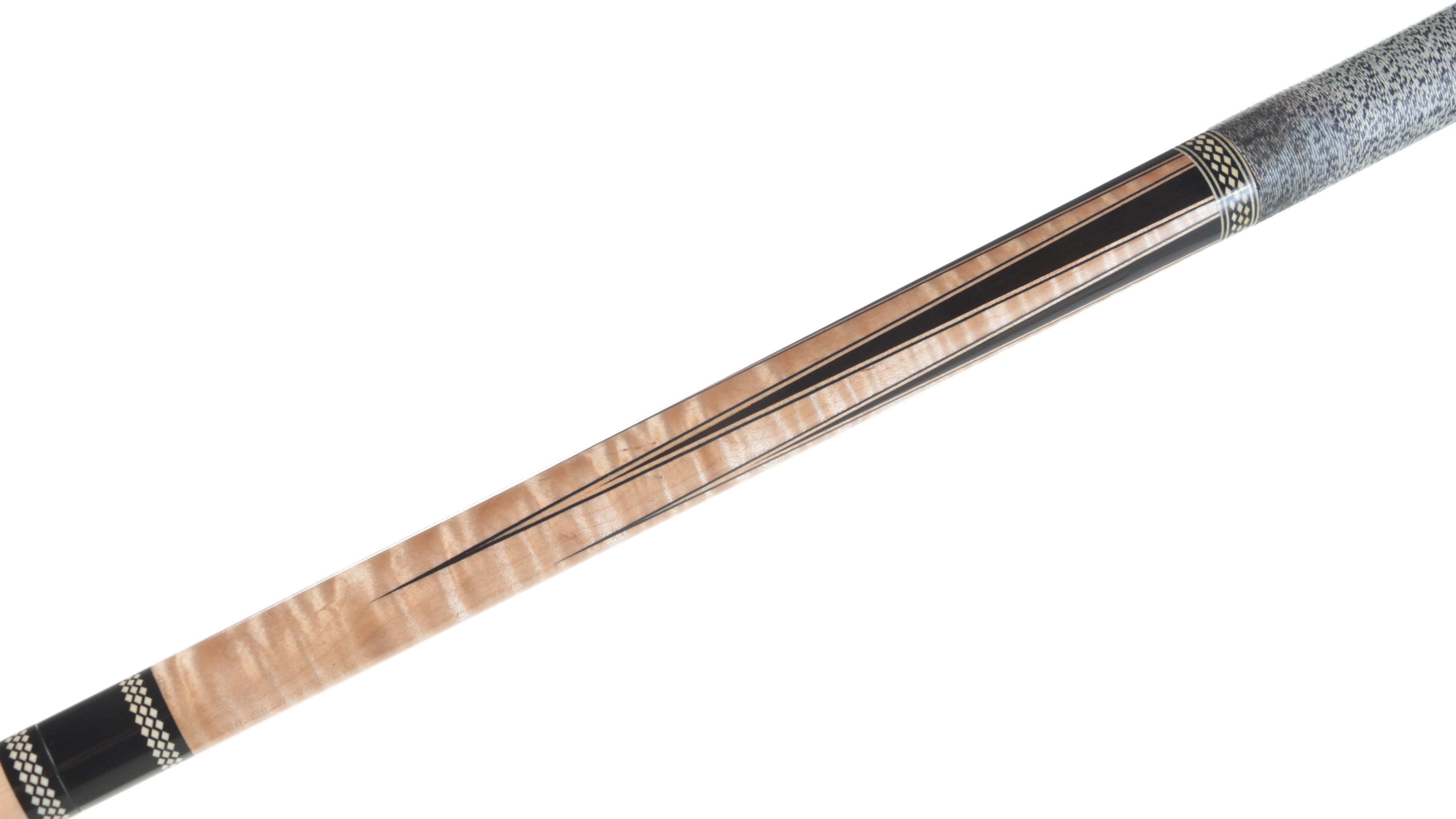 Samsara Spider Web Curly Maple Pool Cue