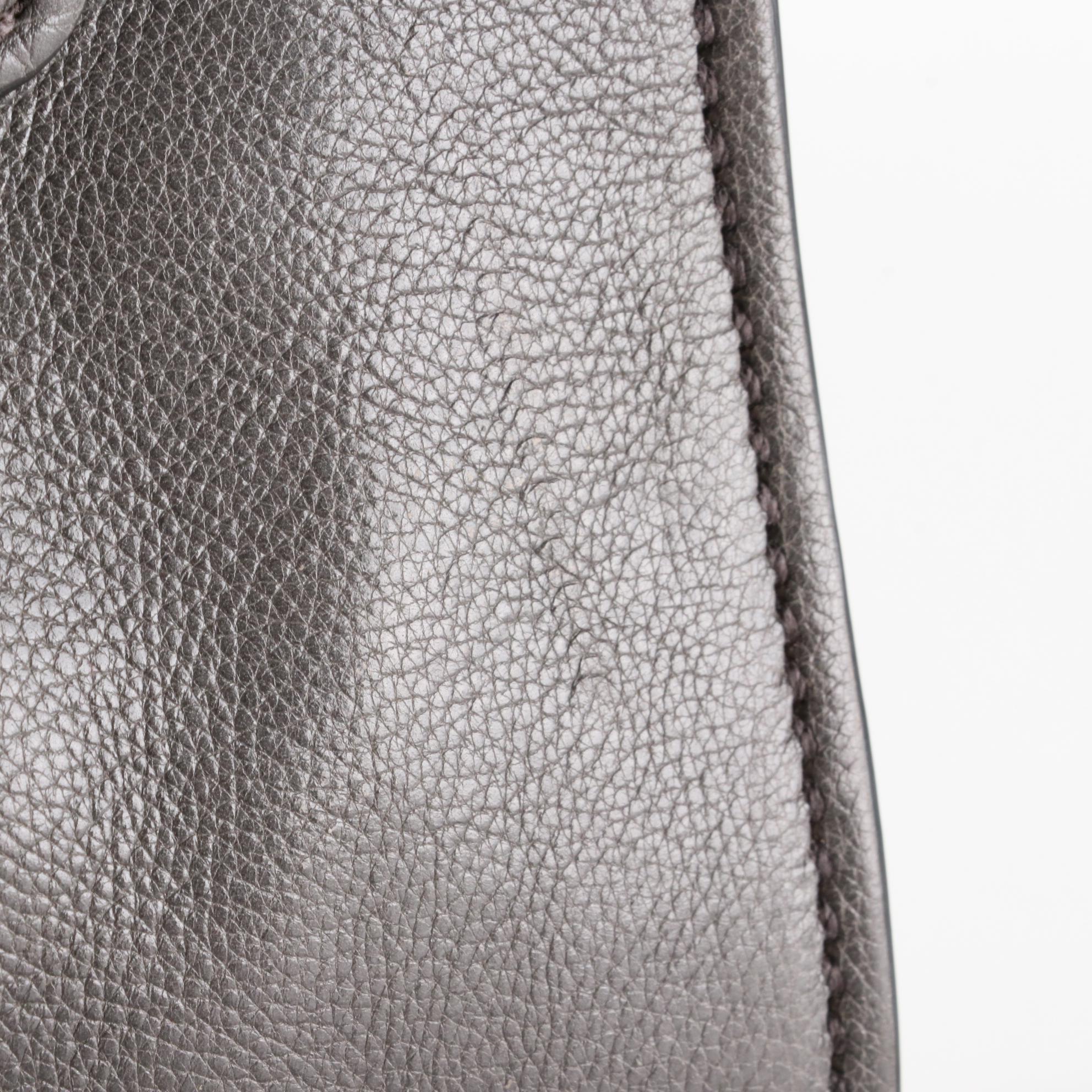 Prada Twin Pocket Handbag in Leather and Suede