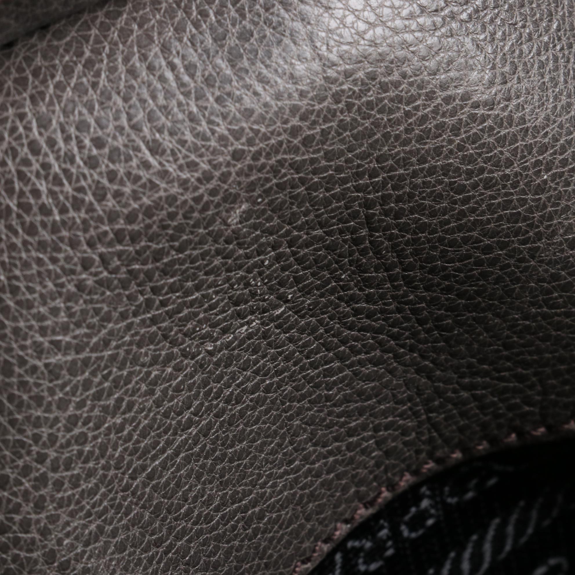 Prada Twin Pocket Handbag in Leather and Suede