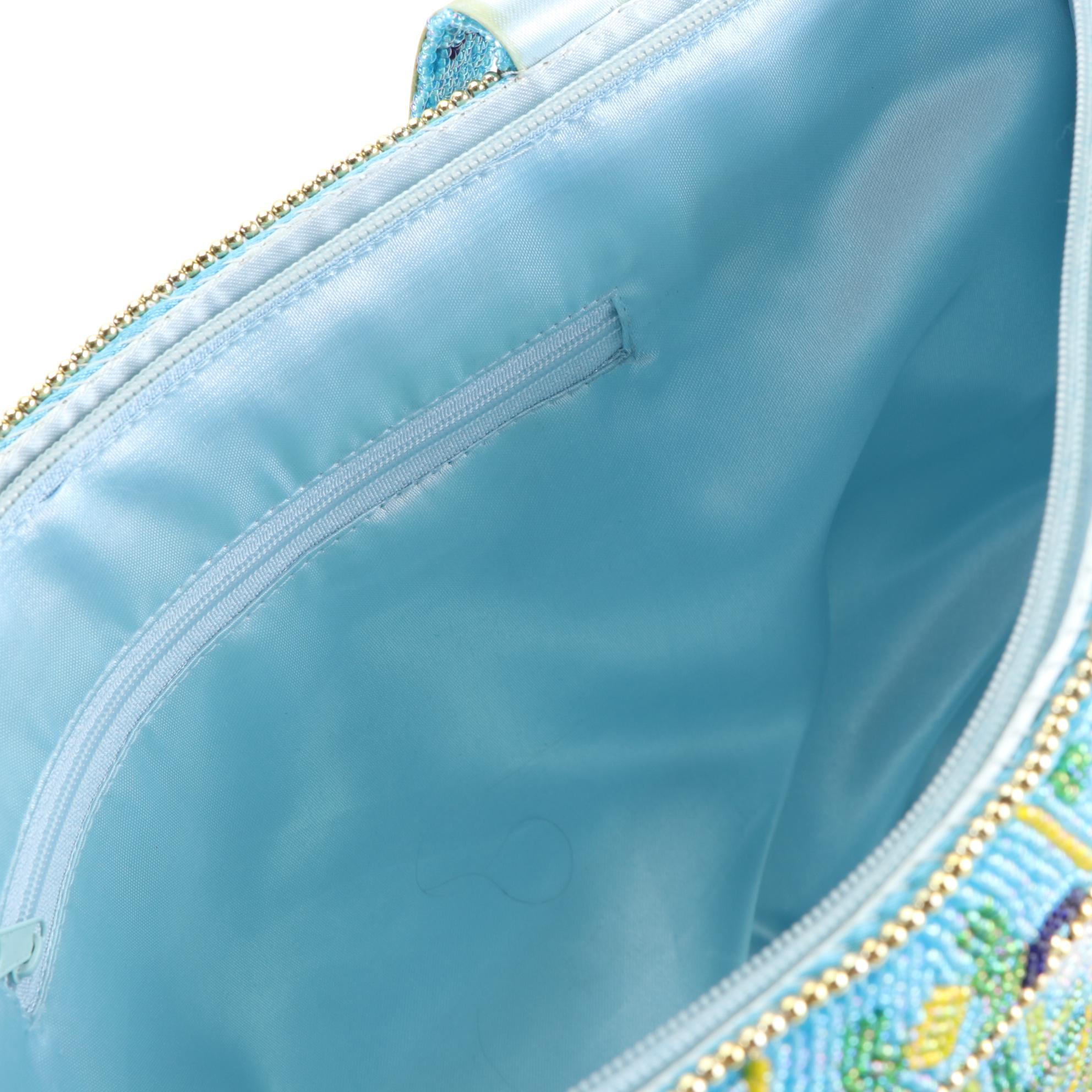 Christiana Beaded Shoulder Bag and Other Beaded Zip Tote