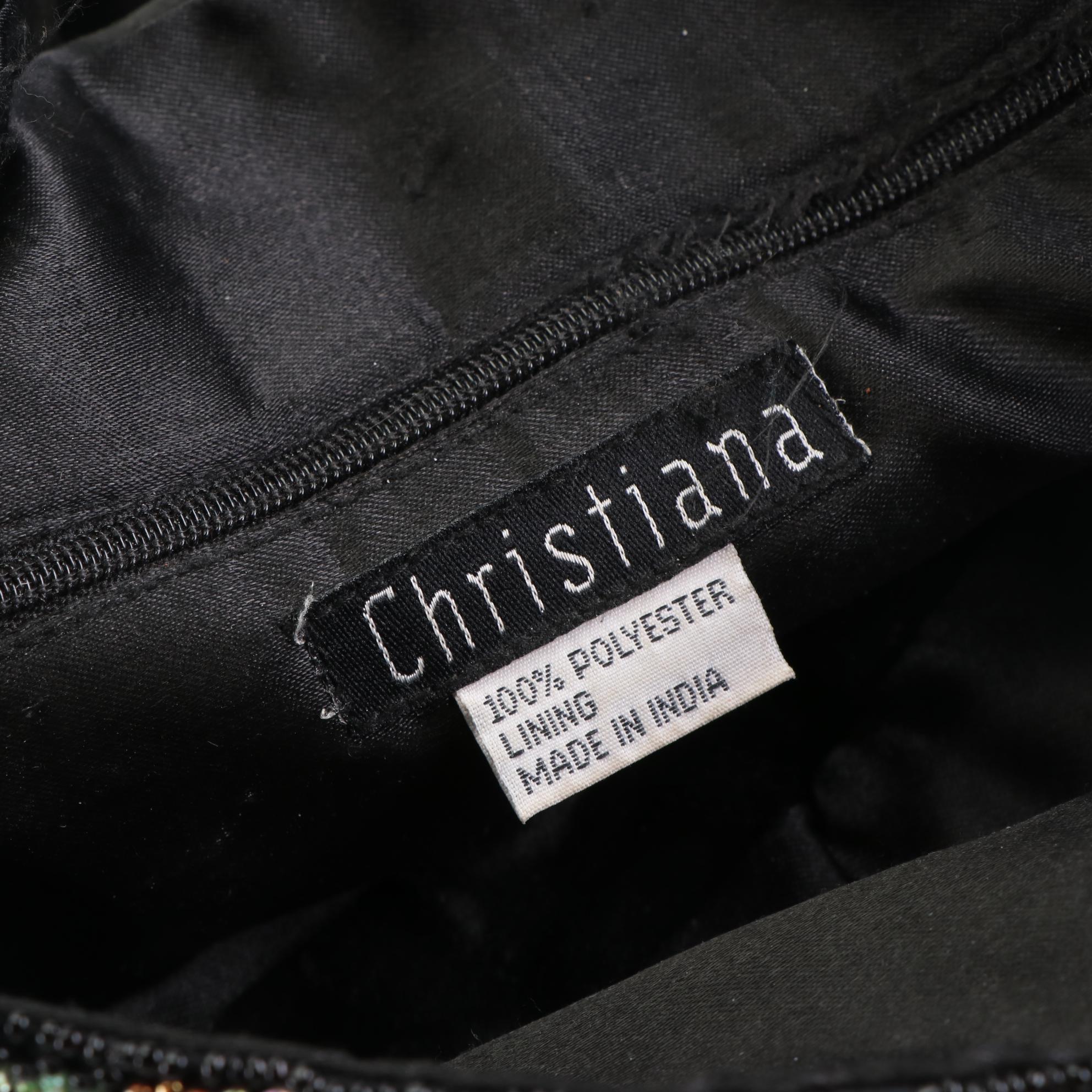 Christiana Beaded Shoulder Bag and Other Beaded Zip Tote